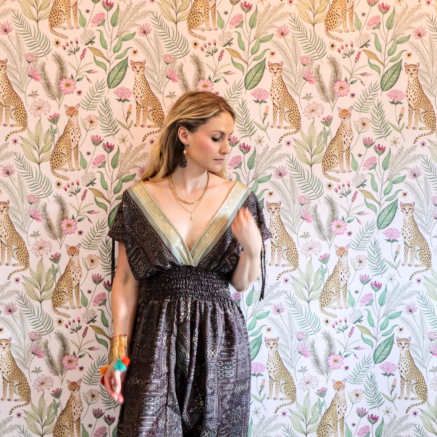 Jemma Jumpsuit in Wood - Handmade Jewellery - i am boho