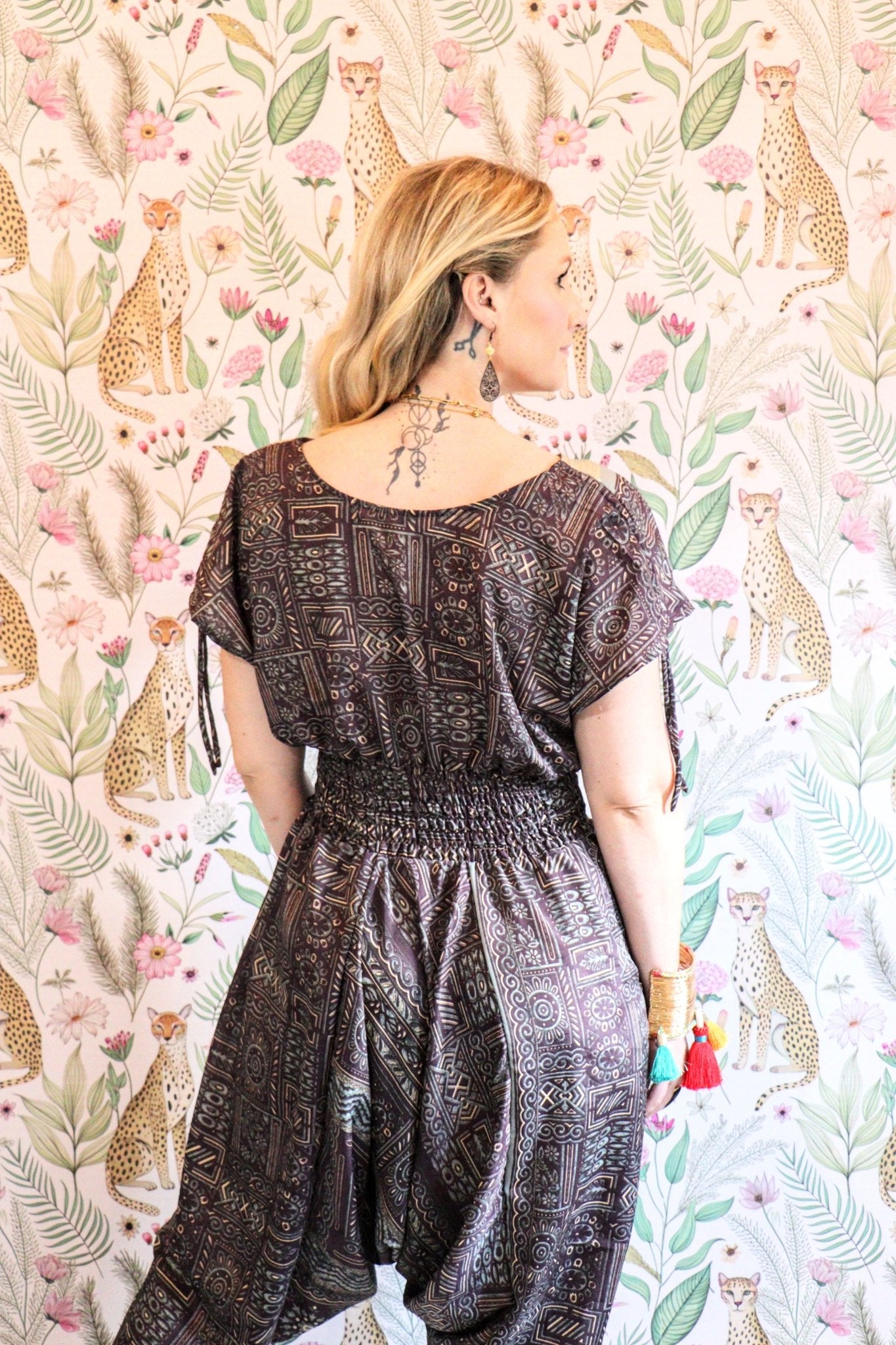 Jemma Jumpsuit in Wood - Handmade Jewellery - i am boho