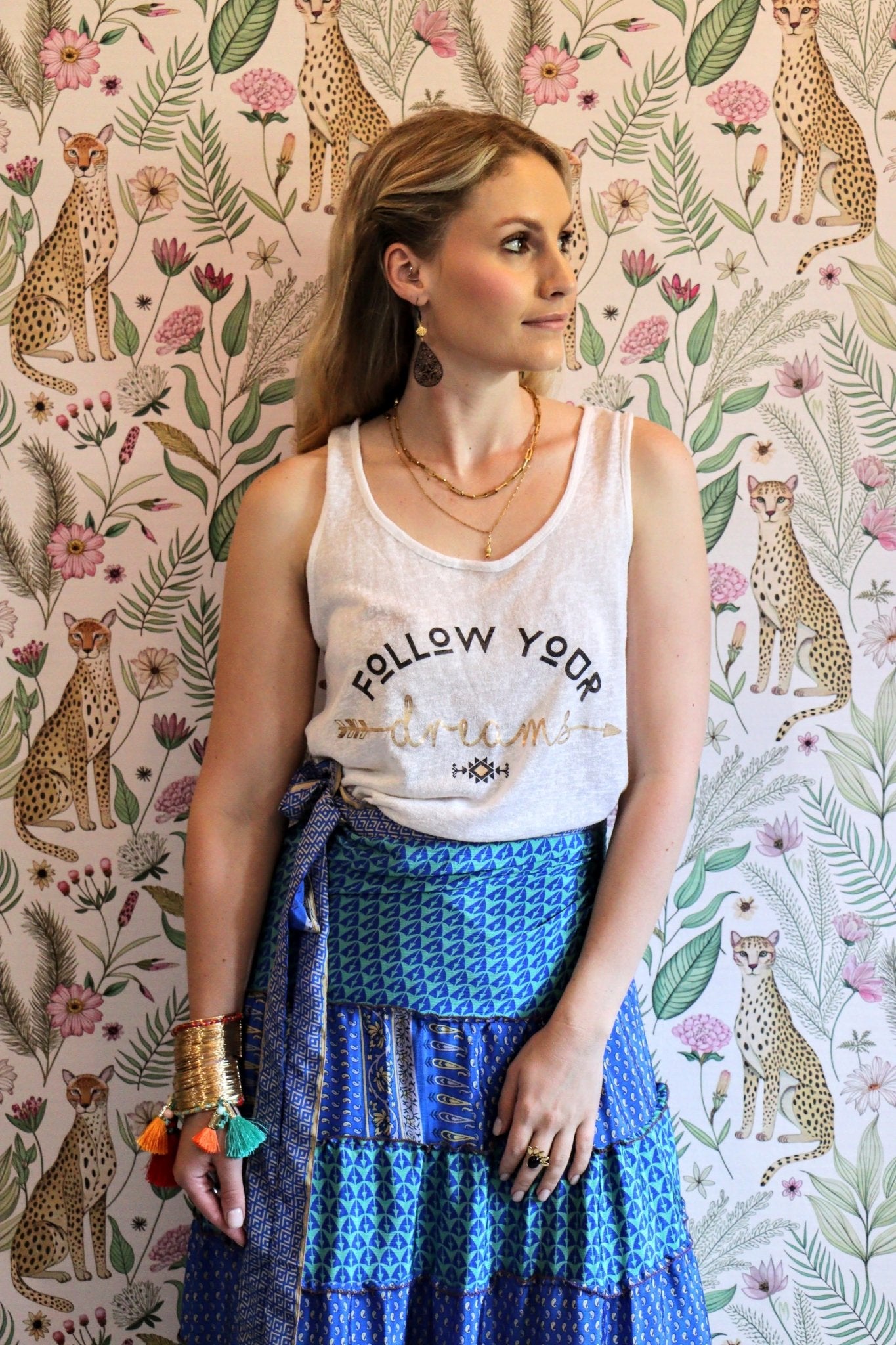 Madelyn Skirt in Oceanic Teal - Handmade Jewellery - i am boho