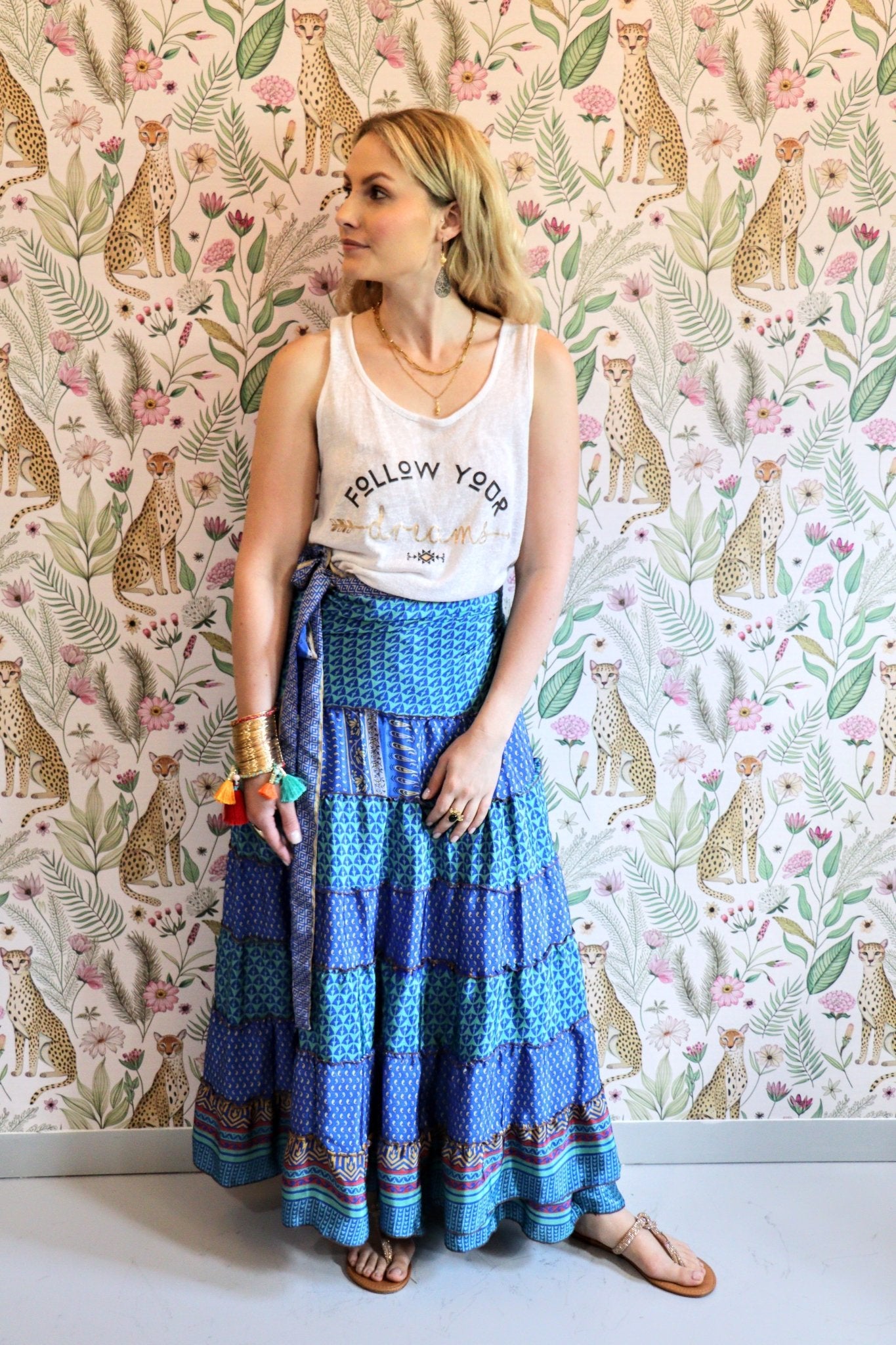 Madelyn Skirt in Oceanic Teal - Handmade Jewellery - i am boho