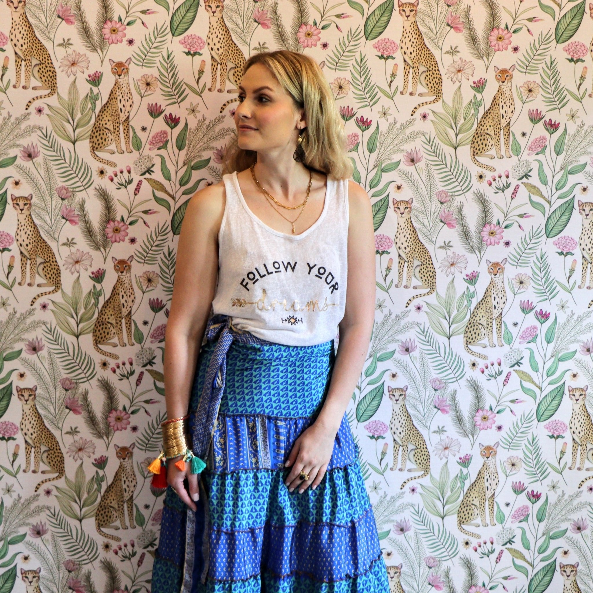 Madelyn Skirt in Oceanic Teal - Handmade Jewellery - i am boho
