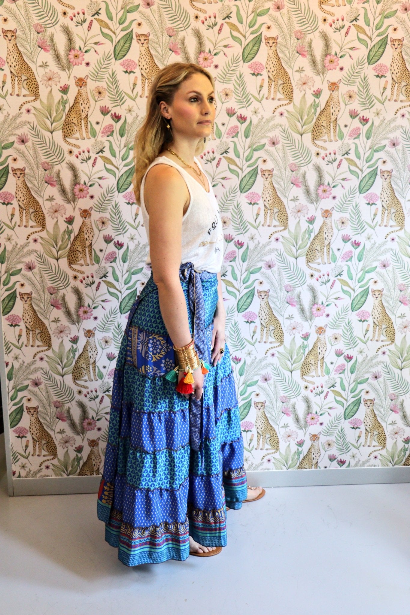 Madelyn Skirt in Oceanic Teal - Handmade Jewellery - i am boho