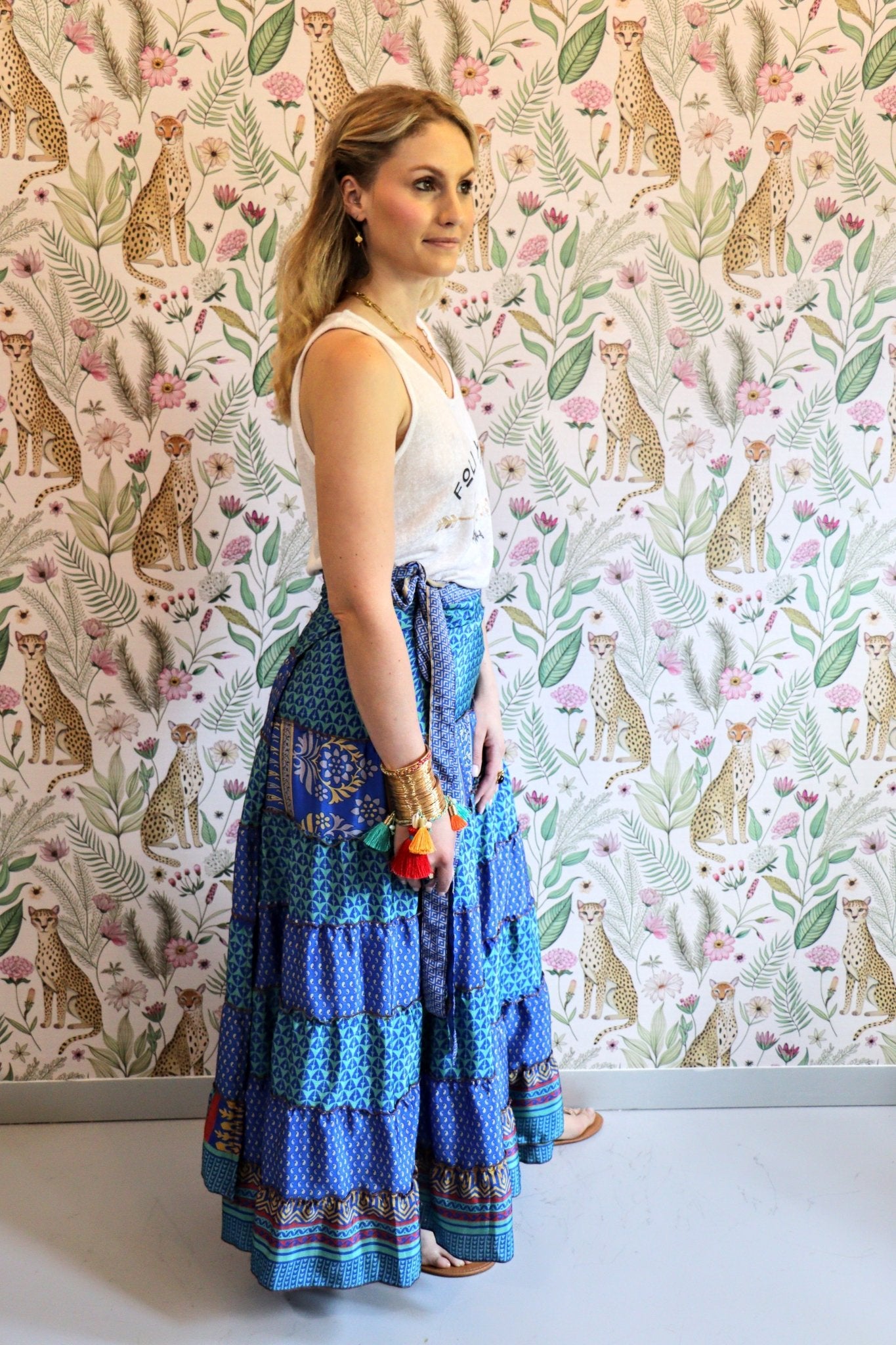 Madelyn Skirt in Oceanic Teal - Handmade Jewellery - i am boho