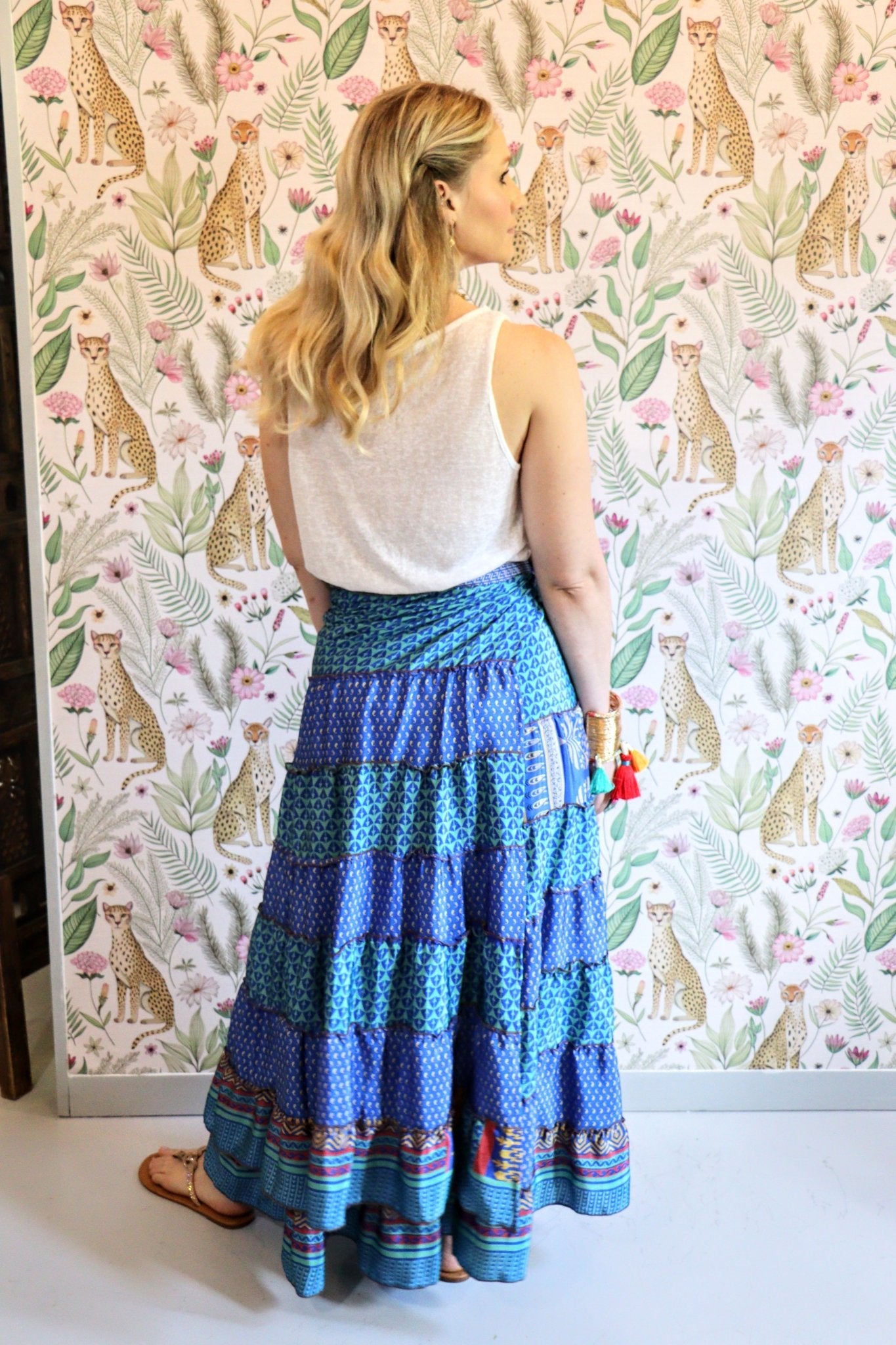 Madelyn Skirt in Oceanic Teal - Handmade Jewellery - i am boho