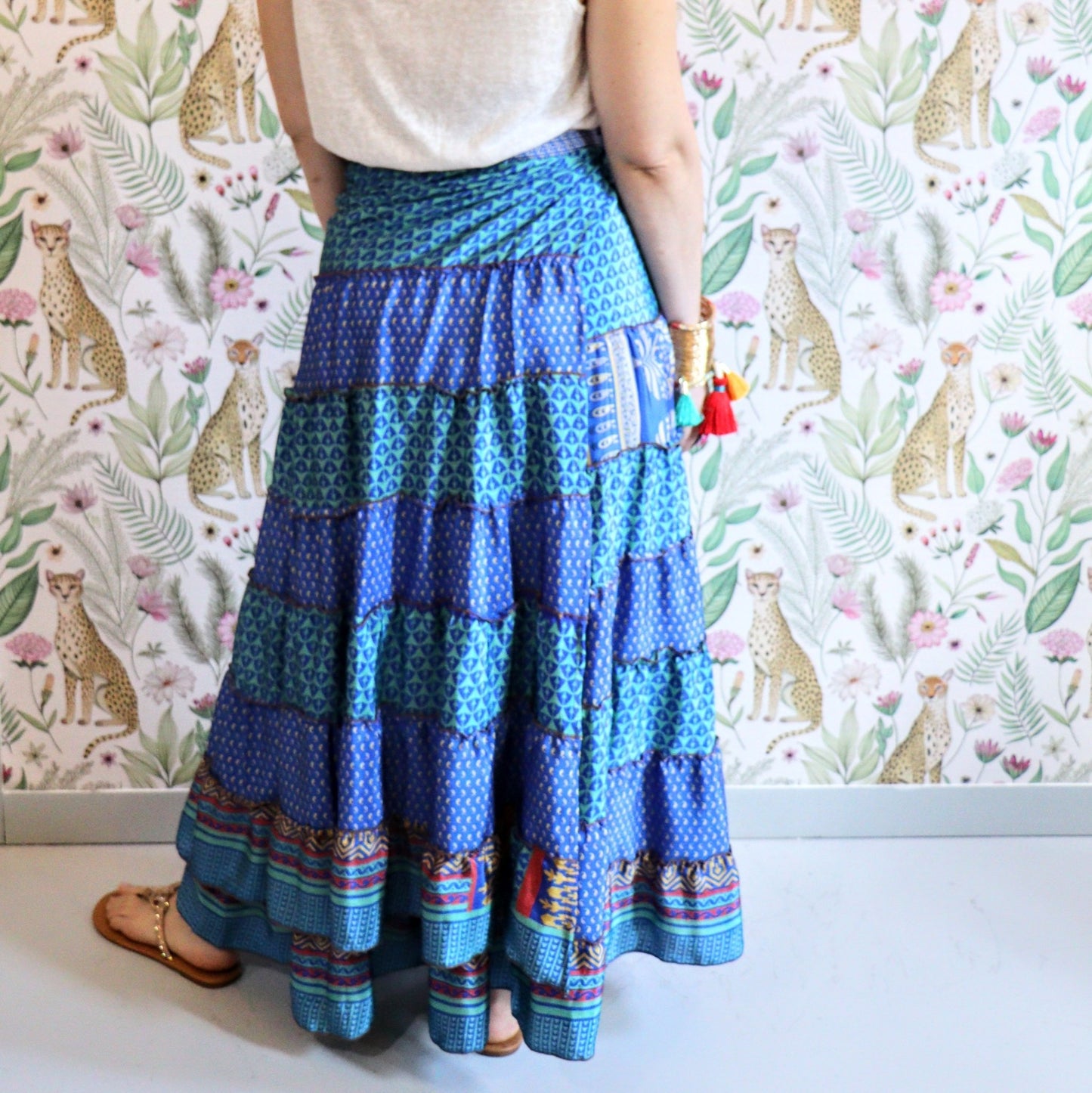 Madelyn Skirt in Oceanic Teal - Handmade Jewellery - i am boho