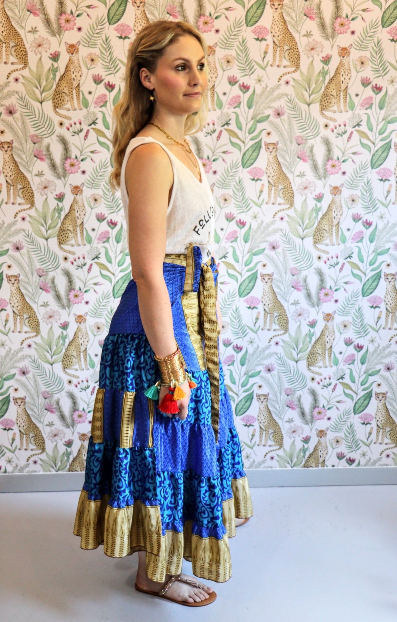 Valentina Skirt in Sunny Ocean - Handmade Jewellery - i am boho