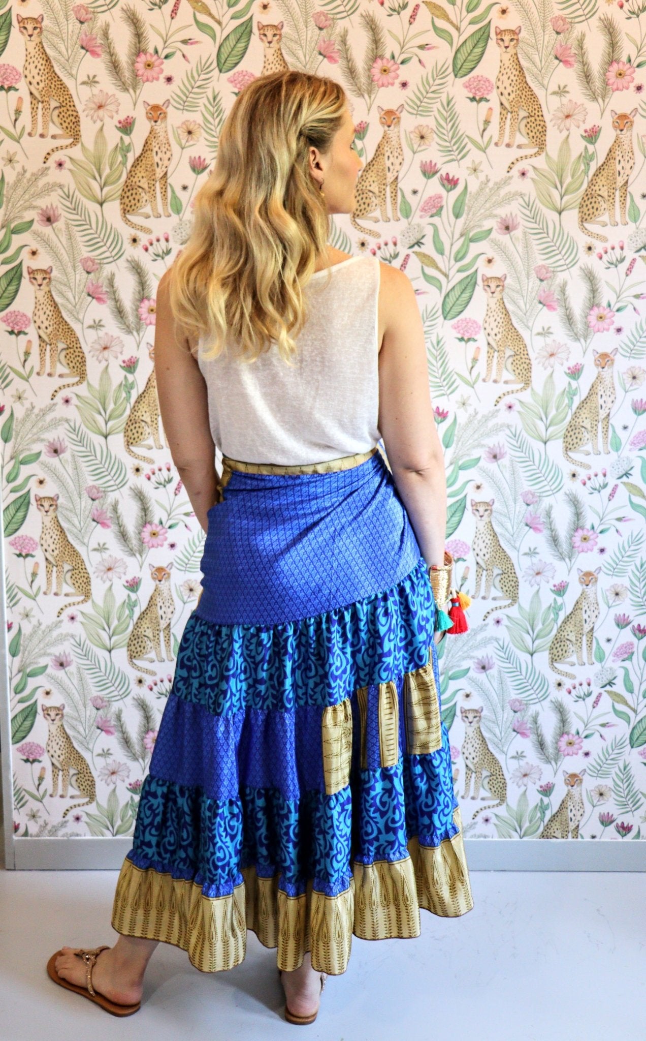 Valentina Skirt in Sunny Ocean - Handmade Jewellery - i am boho