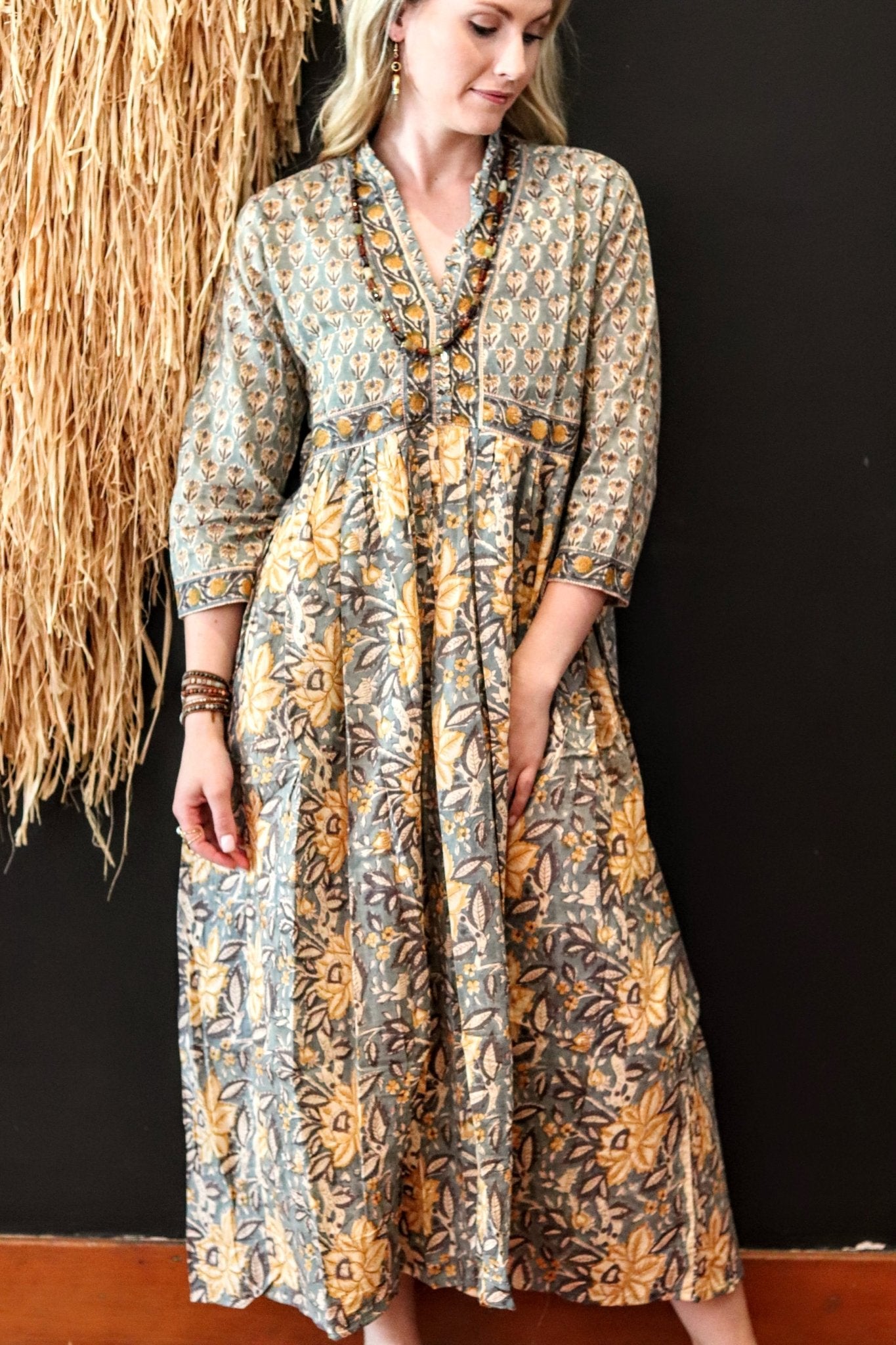 Adeline in Sage - Handmade Jewellery - i am boho