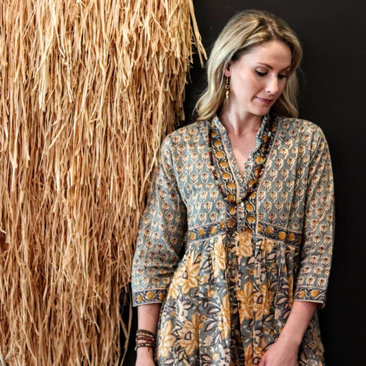 Adeline in Sage - Handmade Jewellery - i am boho