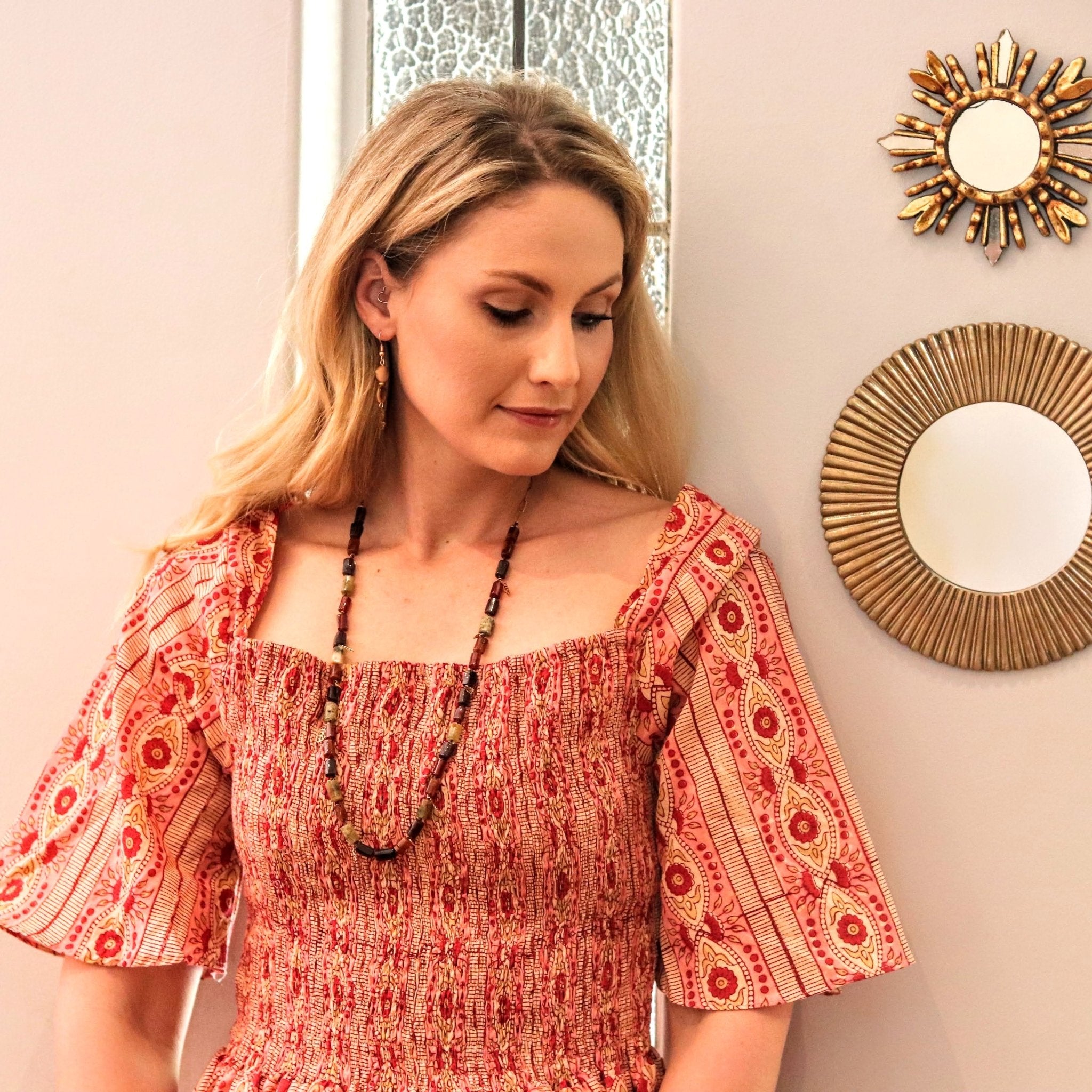 Noa in Shades of Pink - Handmade Jewellery - i am boho