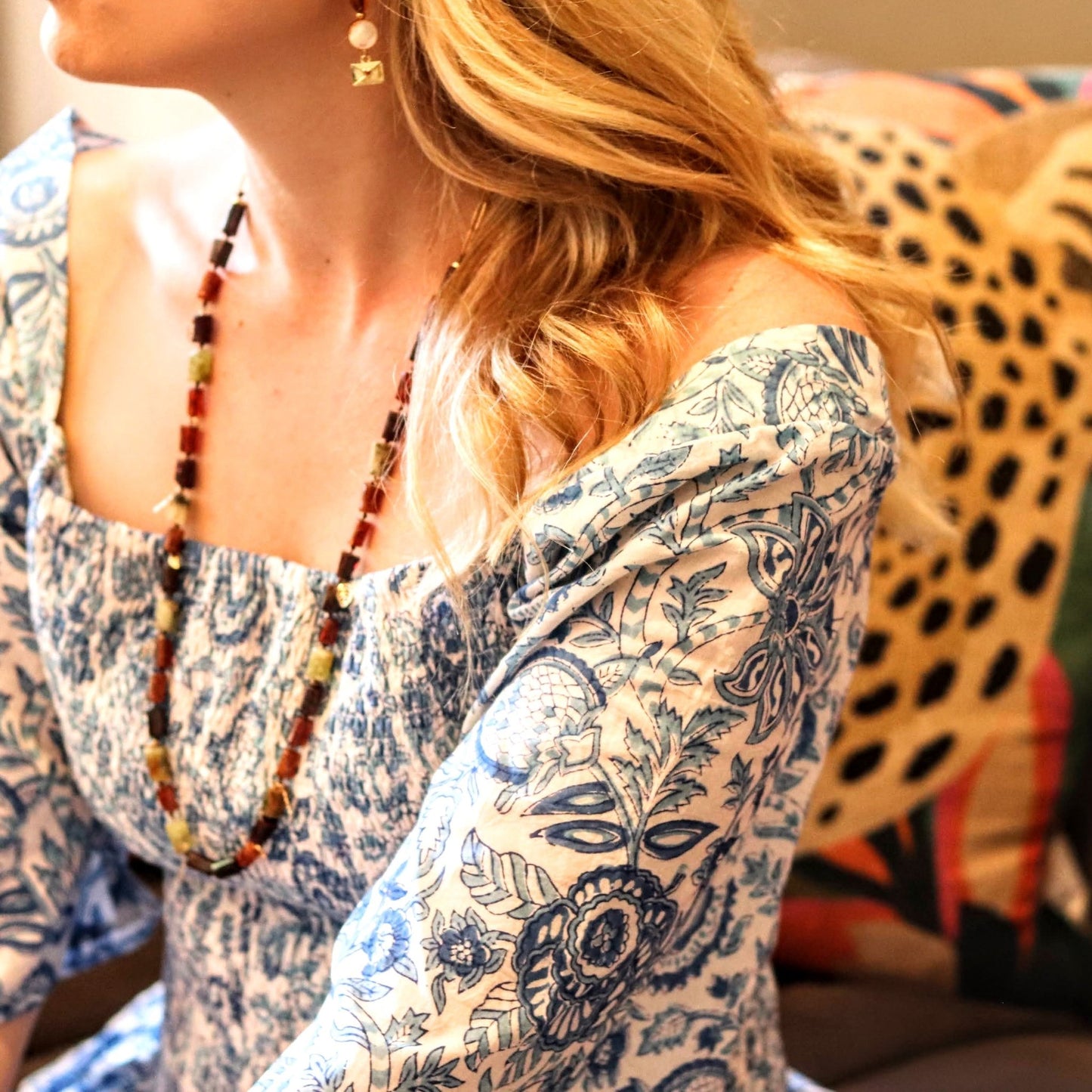 Noa in Shades of Blue - Handmade Jewellery - i am boho