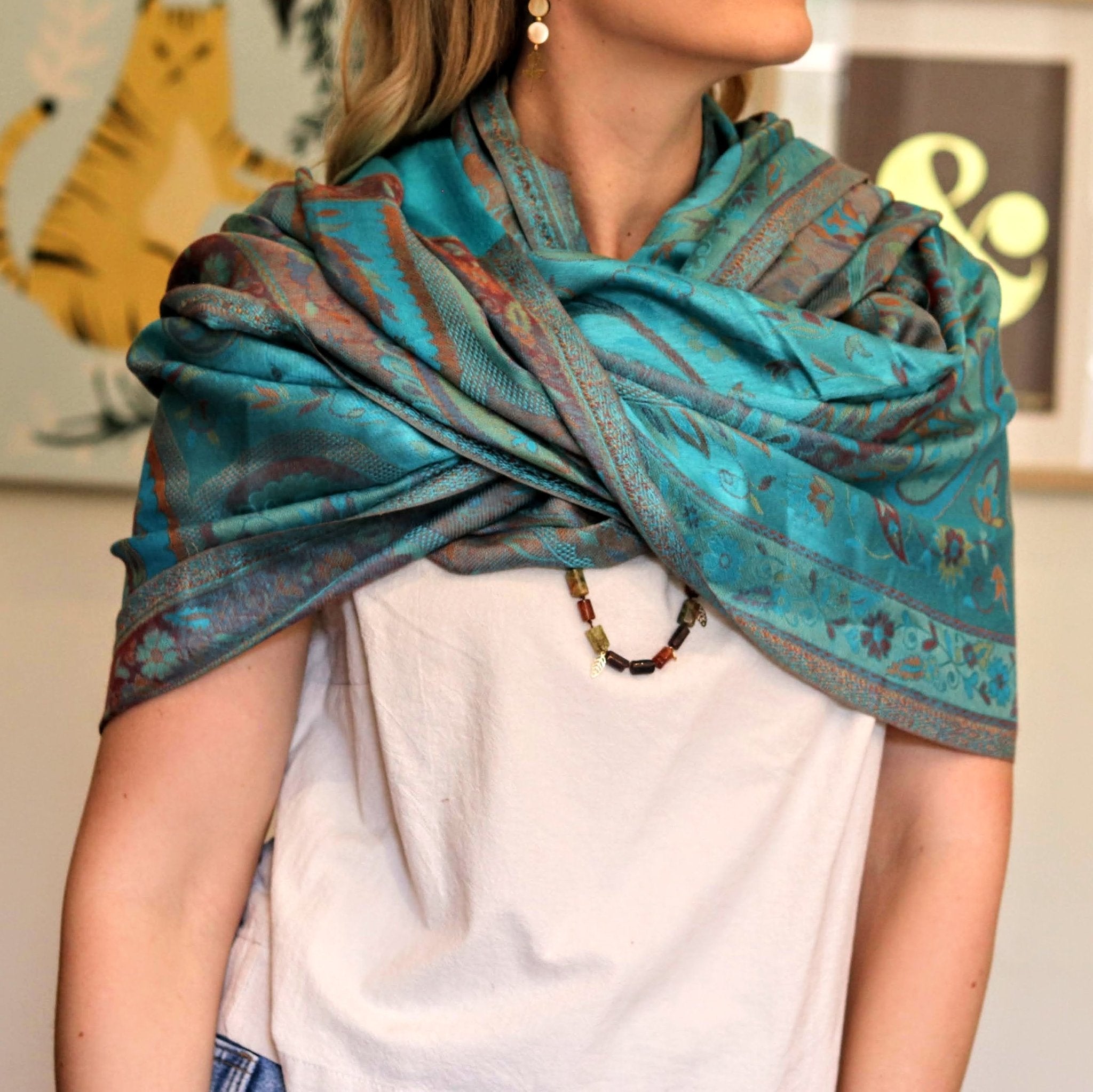 Cashmere & Bamboo Silver Seas - Handmade Jewellery - i am boho