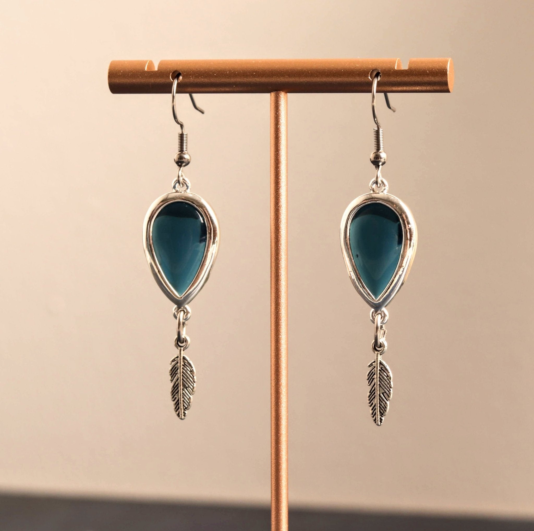 Feather Drop - Handmade Jewellery - i am boho