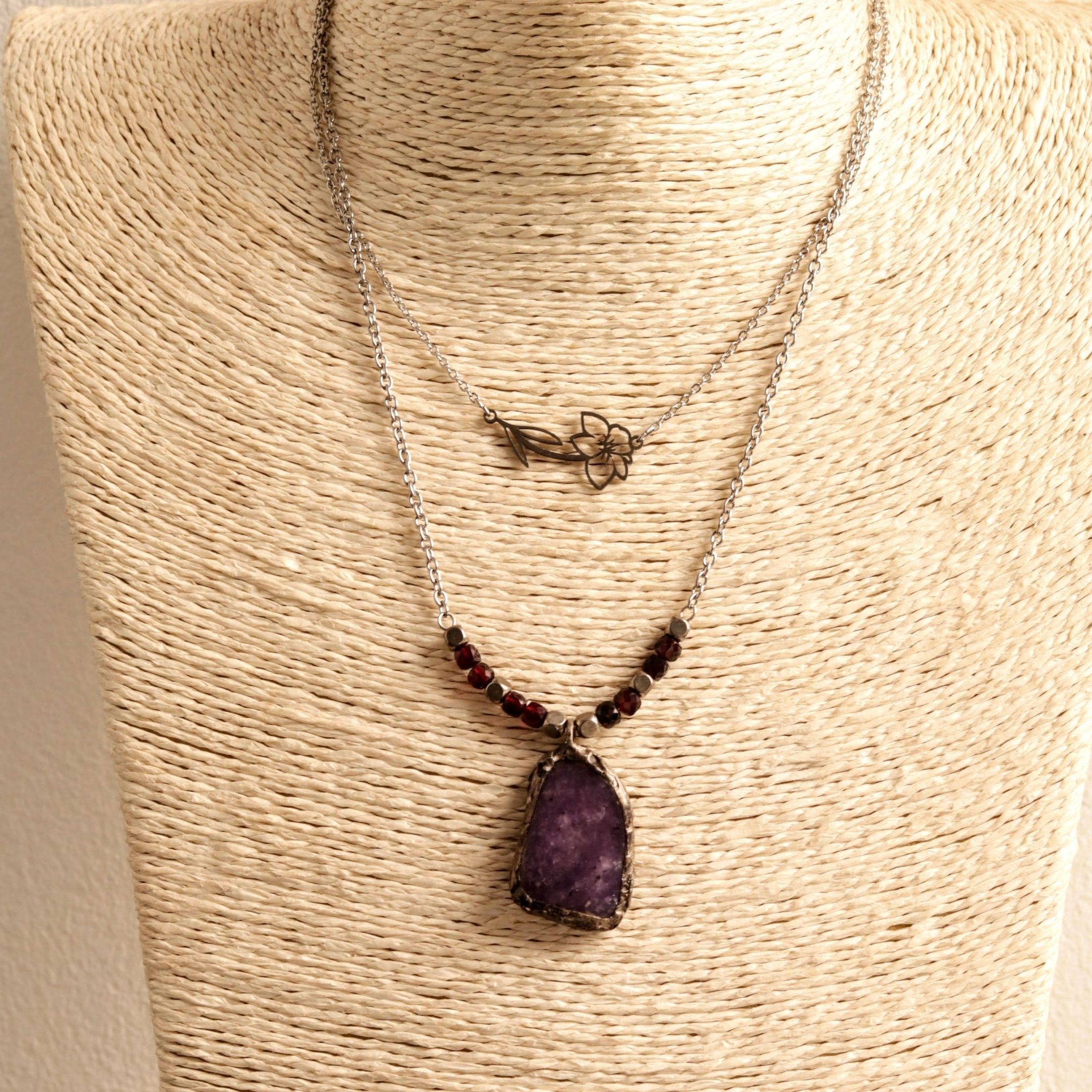 Lepidolite Field - Handmade Jewellery - i am boho