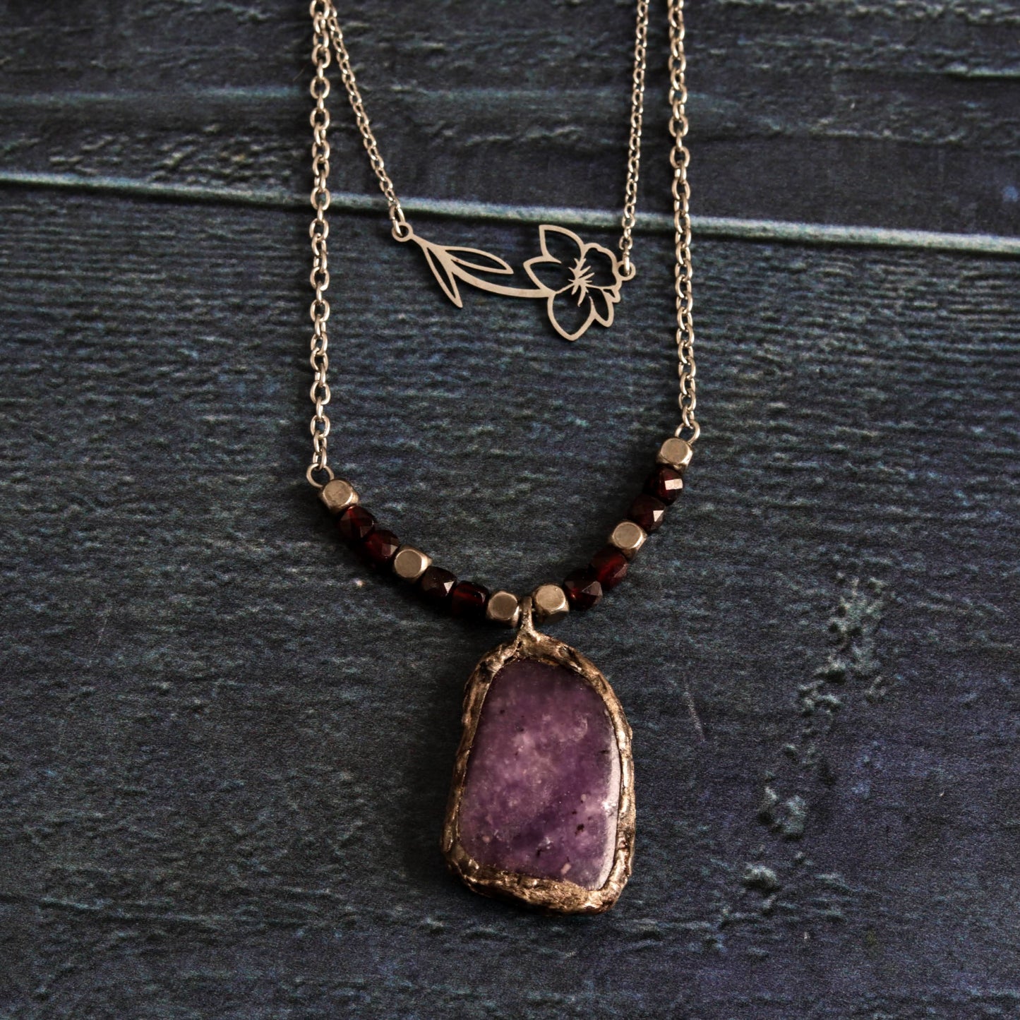 Lepidolite Field - Handmade Jewellery - i am boho
