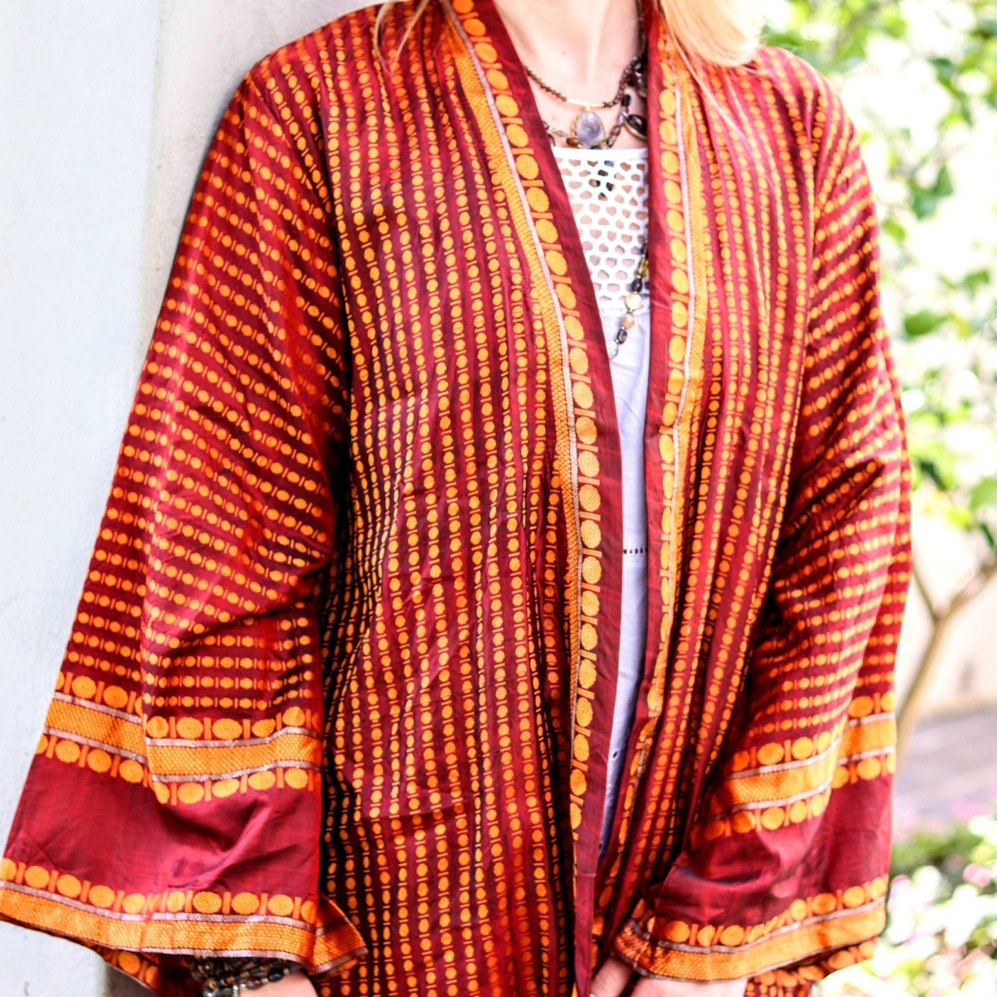 Silk Ember Kimono - Handmade Jewellery - i am boho