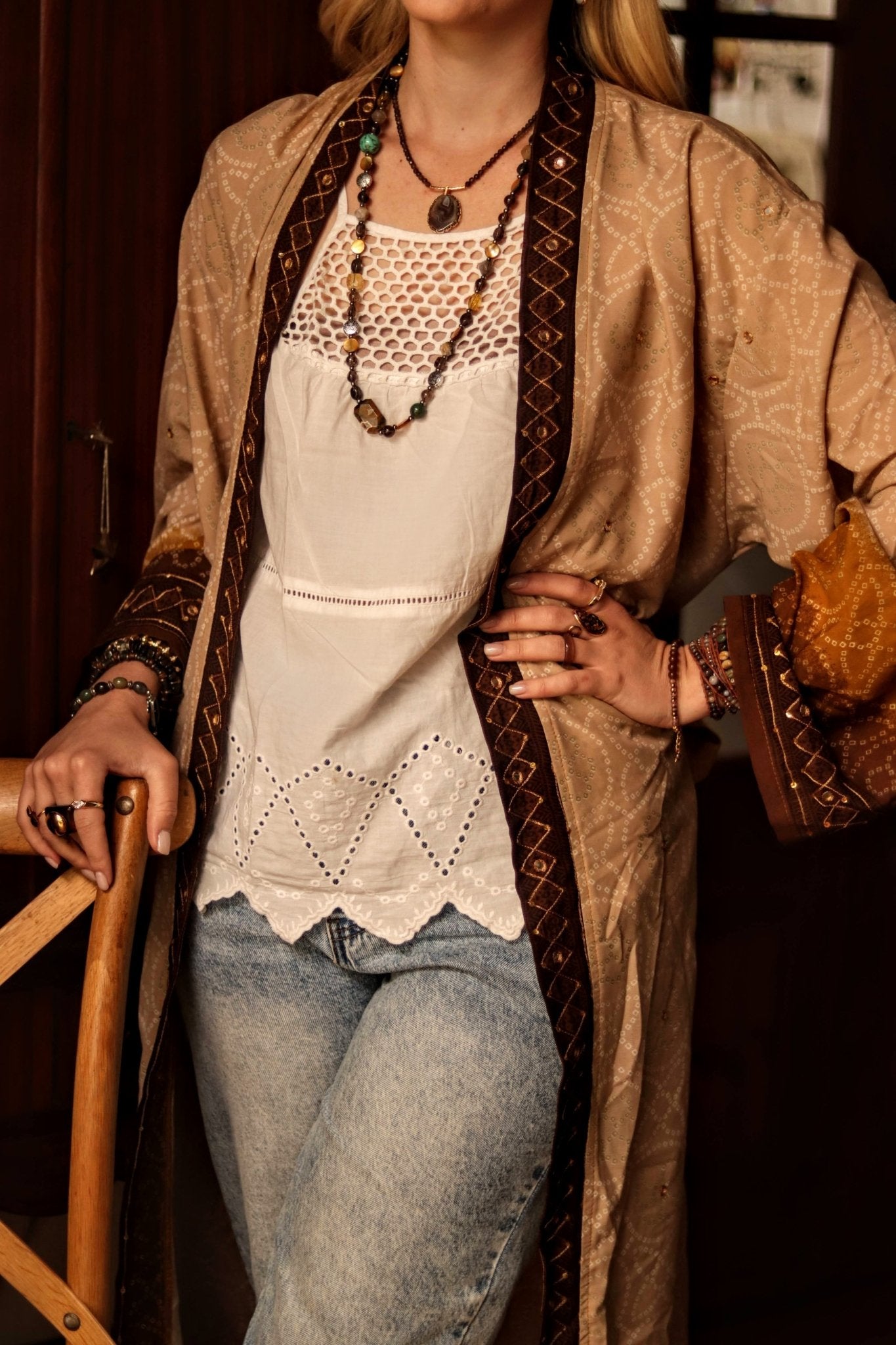 Sandsmoke Kimono - Handmade Jewellery - i am boho