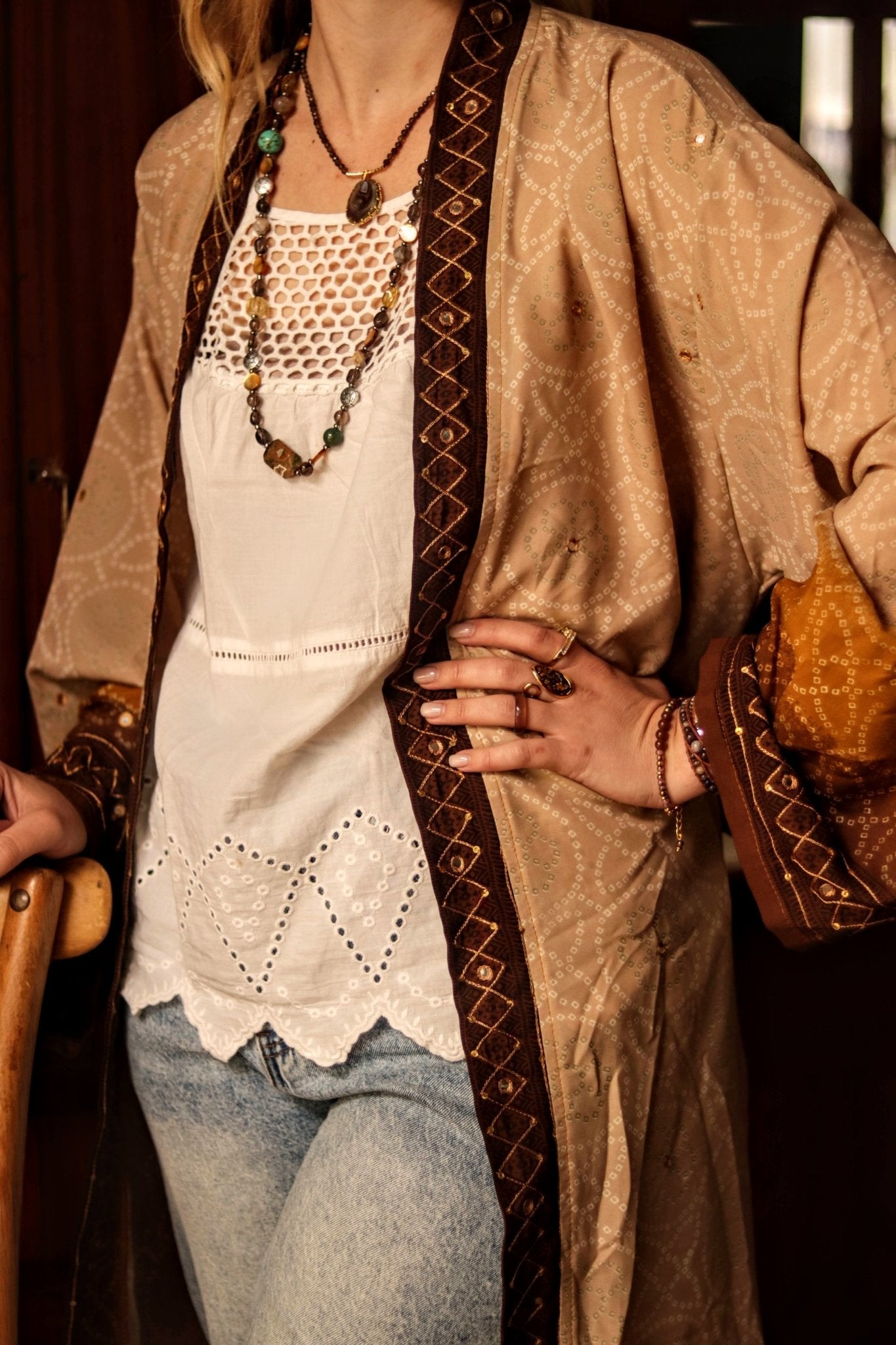 Sandsmoke Kimono - Handmade Jewellery - i am boho