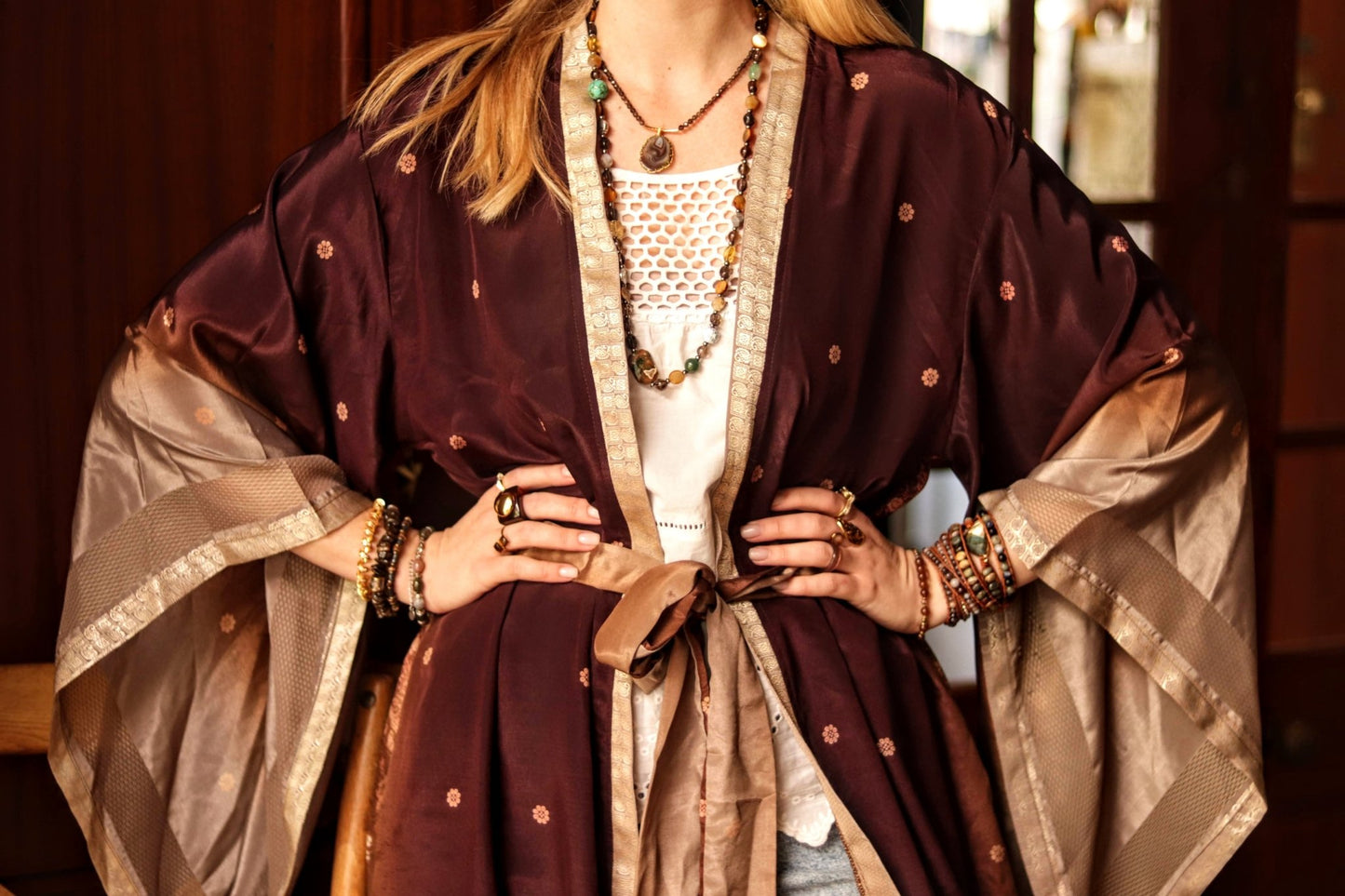 Smoldering Flame Kimono - Handmade Jewellery - i am boho