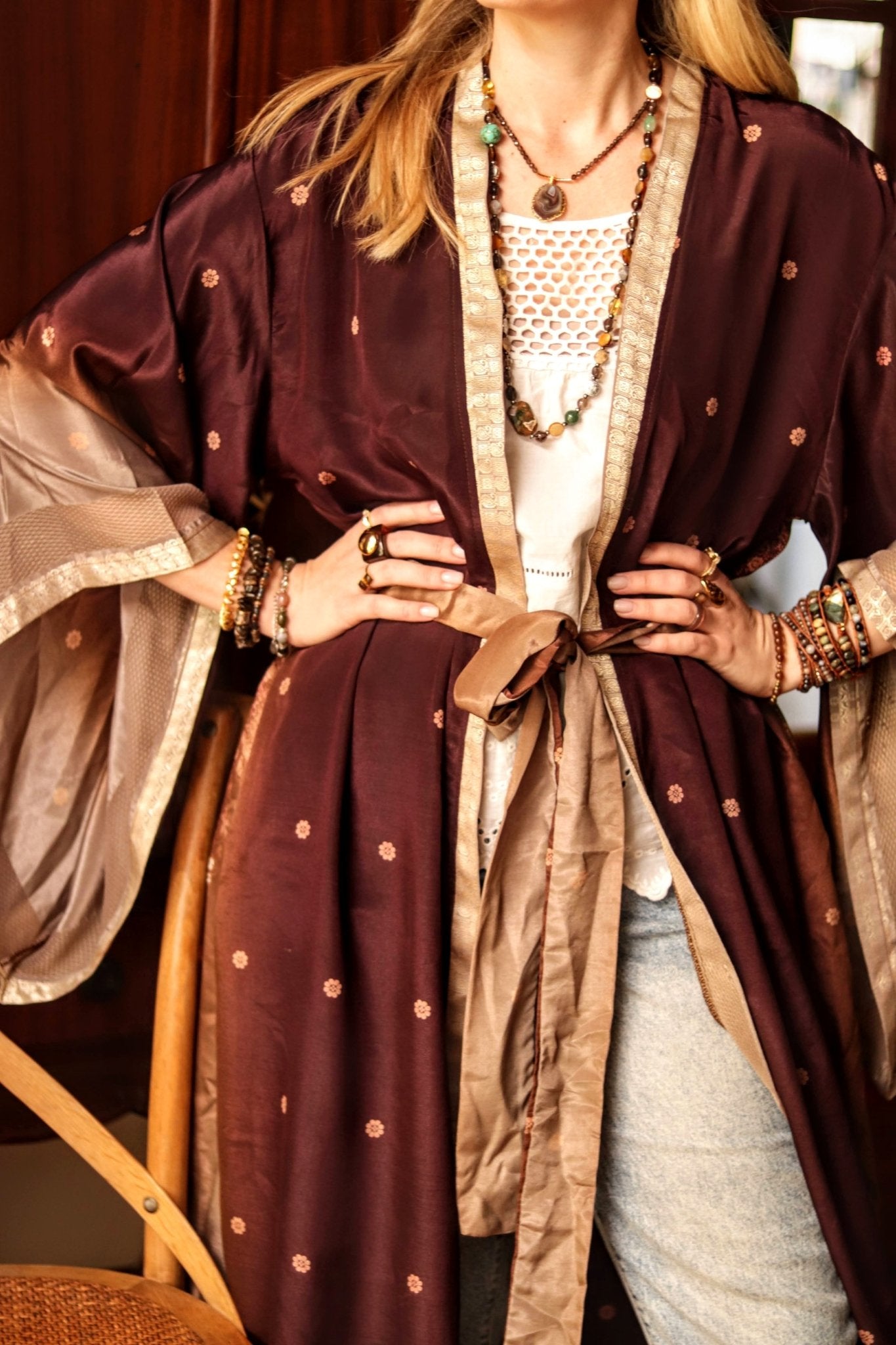 Smoldering Flame Kimono - Handmade Jewellery - i am boho