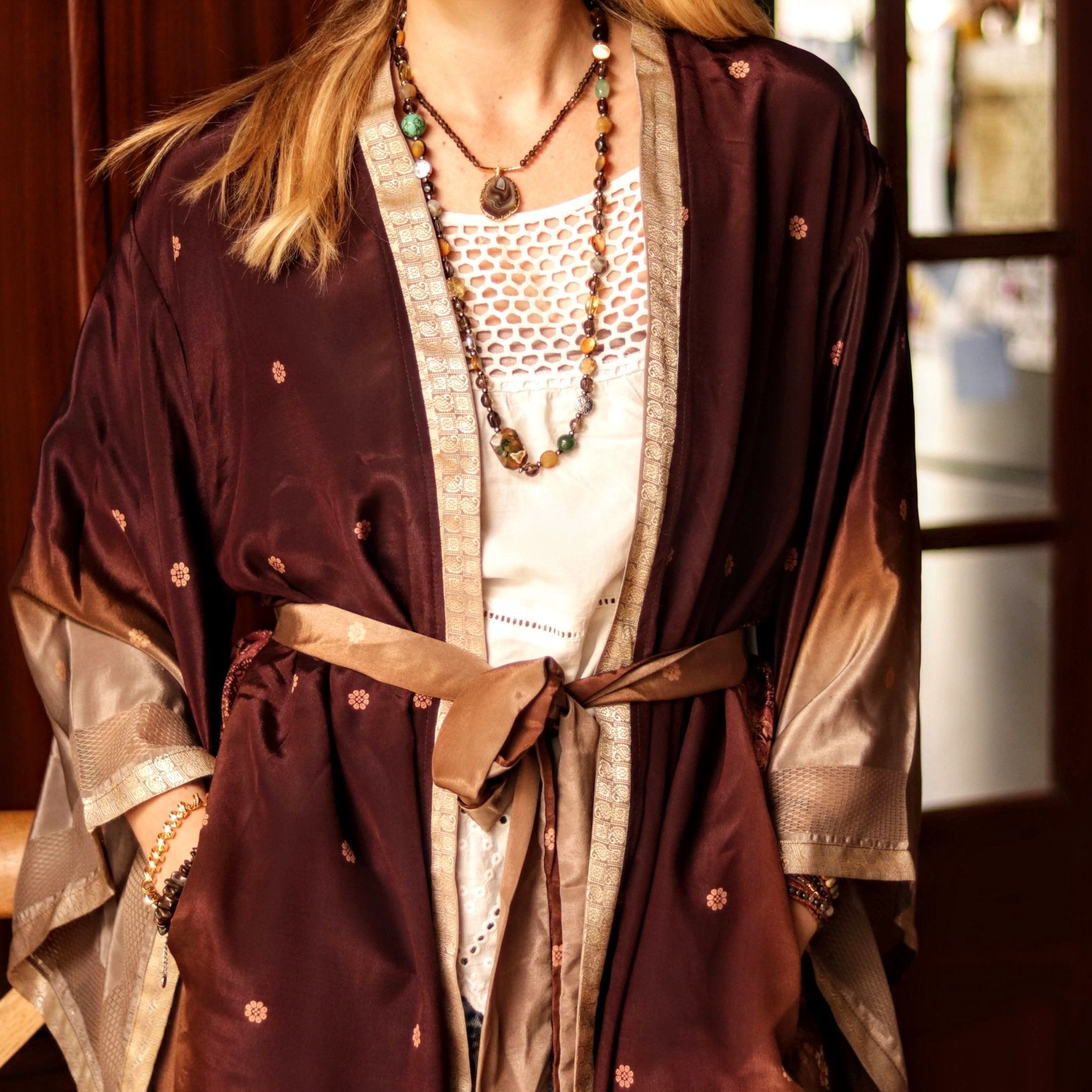 Smoldering Flame Kimono - Handmade Jewellery - i am boho