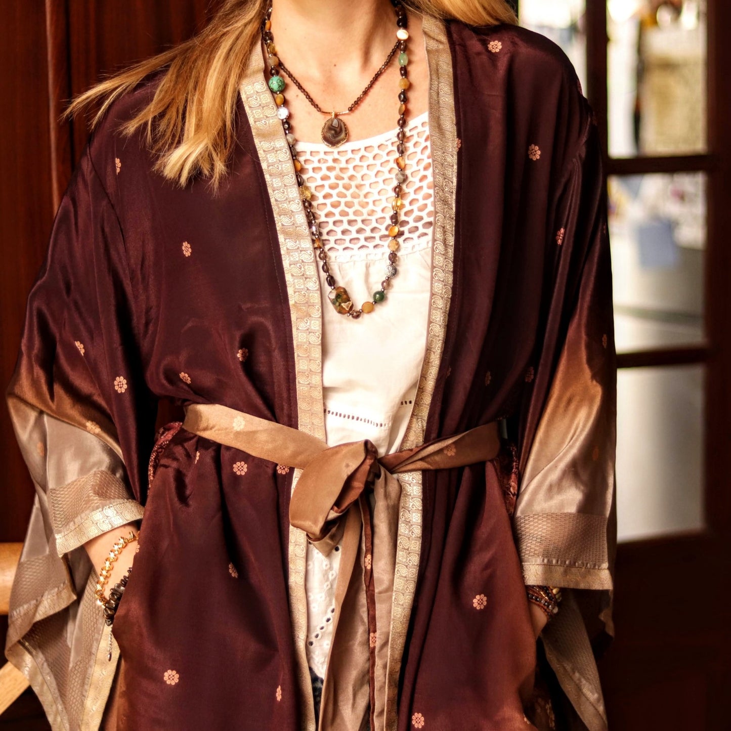 Smoldering Flame Kimono - Handmade Jewellery - i am boho