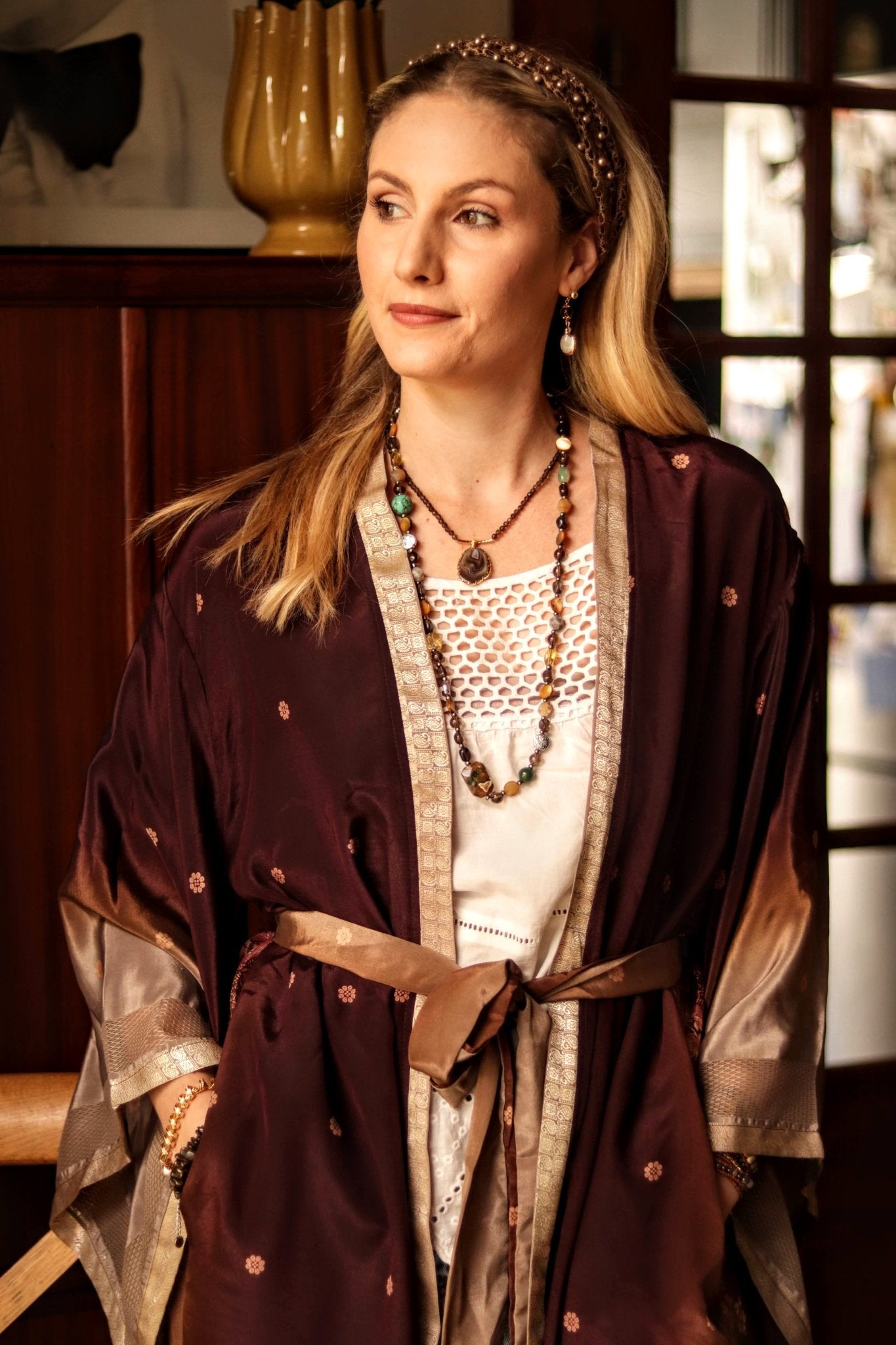 Smoldering Flame Kimono - Handmade Jewellery - i am boho
