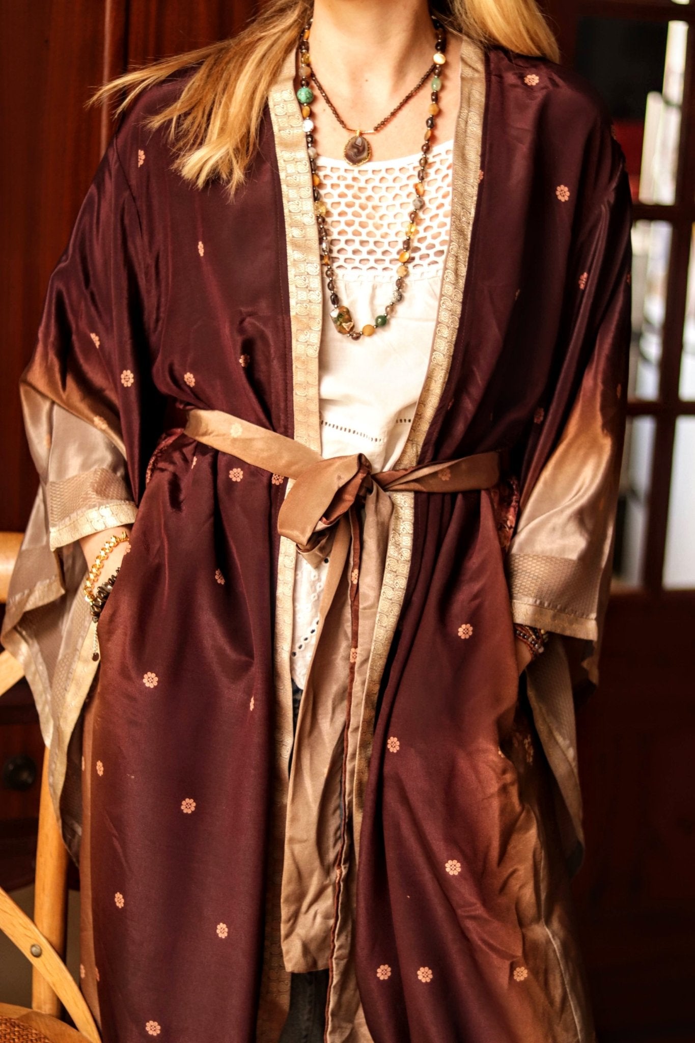 Smoldering Flame Kimono - Handmade Jewellery - i am boho