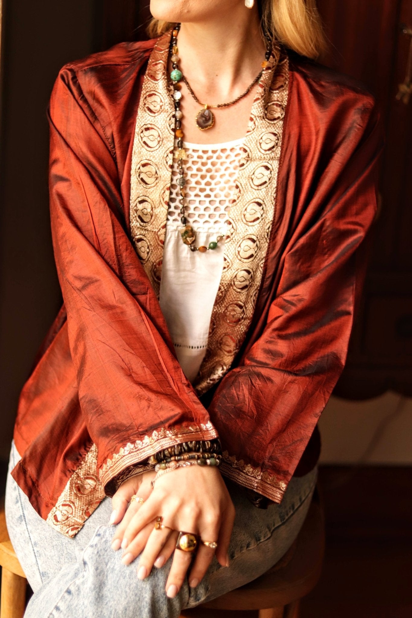 Last Ember Kimono Jacket - Handmade Jewellery - i am boho
