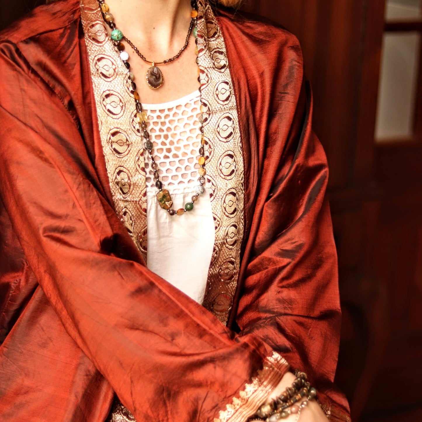 Last Ember Kimono Jacket - Handmade Jewellery - i am boho