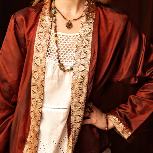 Last Ember Kimono Jacket - Handmade Jewellery - i am boho