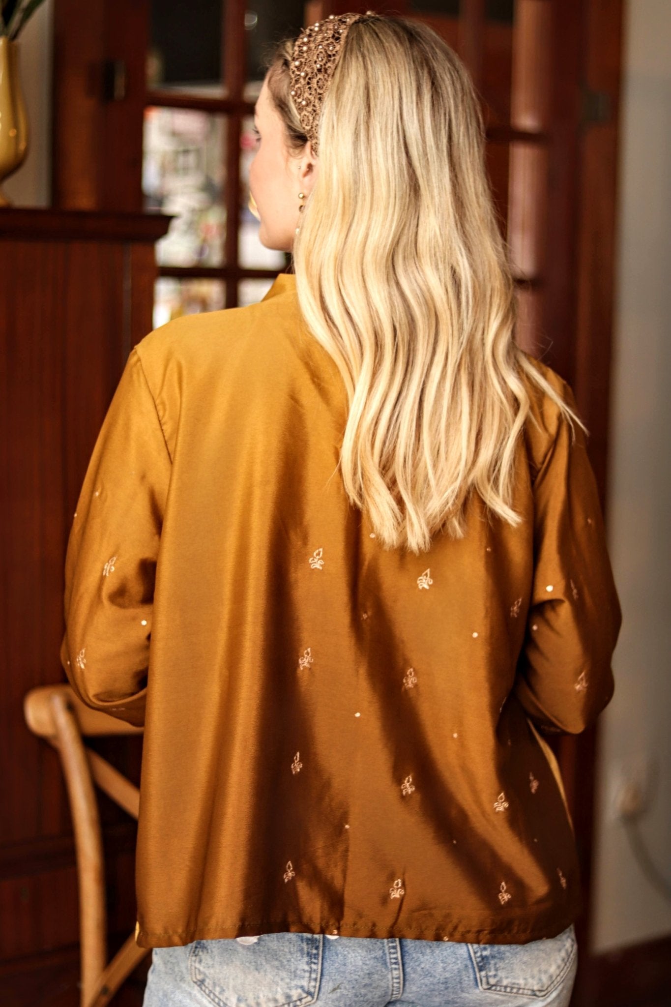 Dusk & Sand Silk Jacket - Handmade Jewellery - i am boho