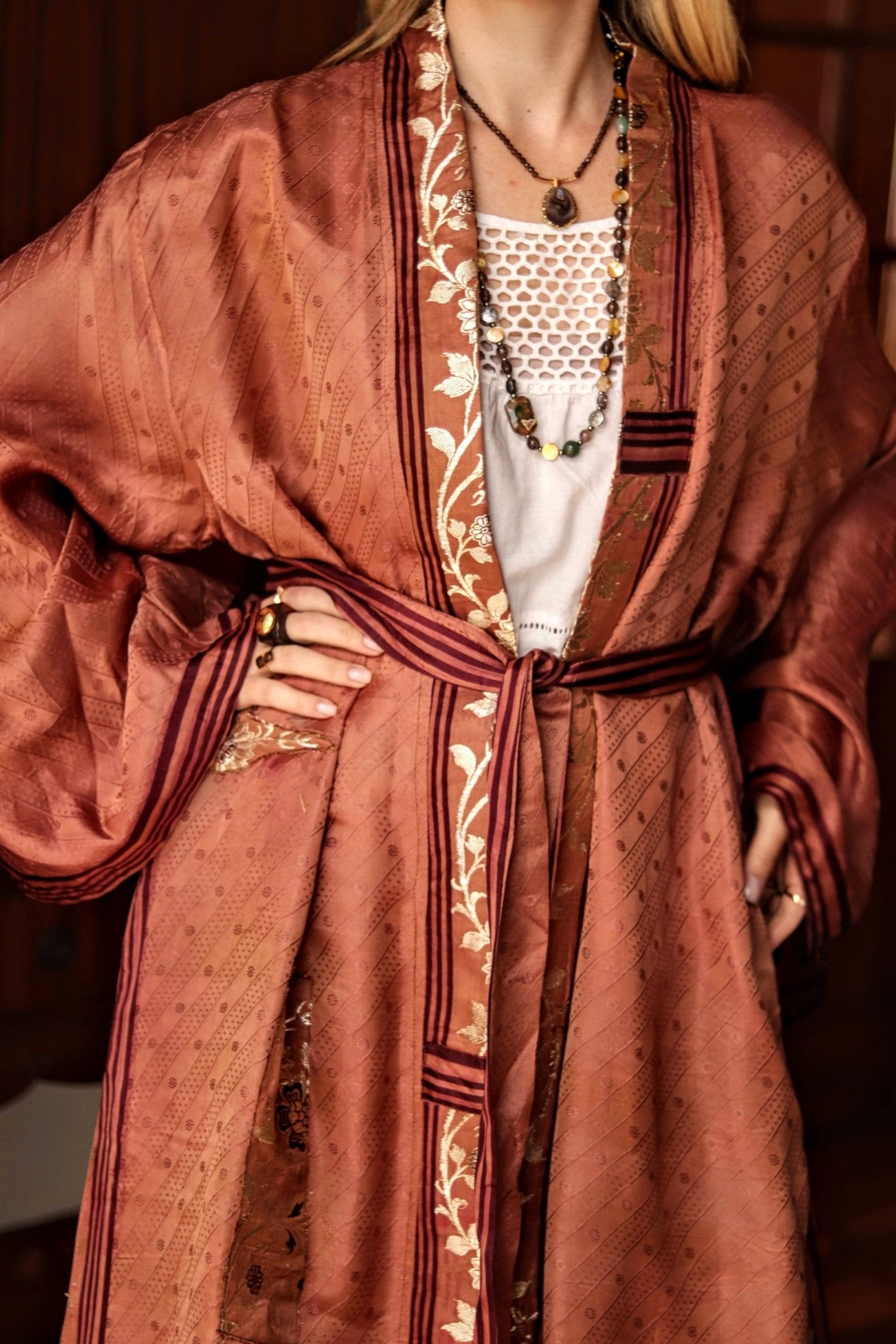 Wild Rose Kimono - Handmade Jewellery - i am boho