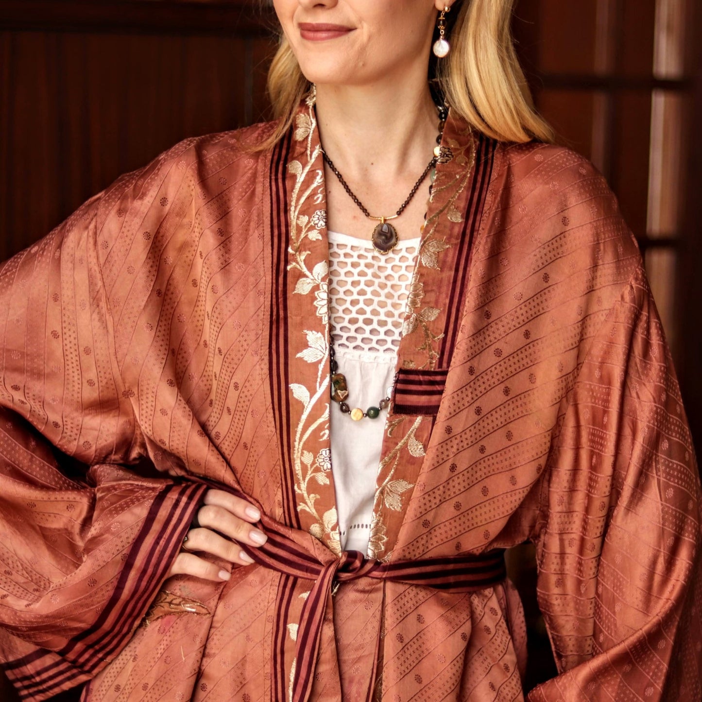 Wild Rose Kimono - Handmade Jewellery - i am boho