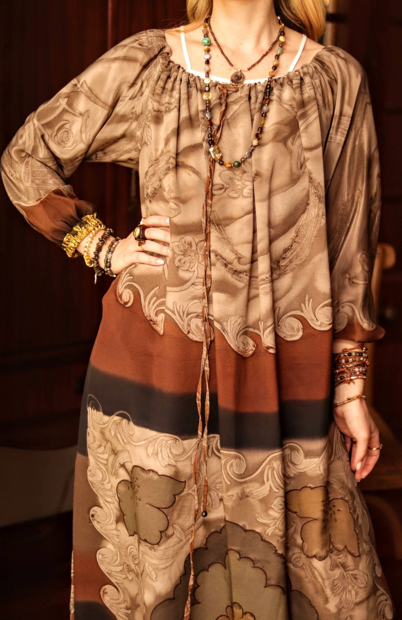 Taleah Smokey Cloud Dress - Handmade Jewellery - i am boho