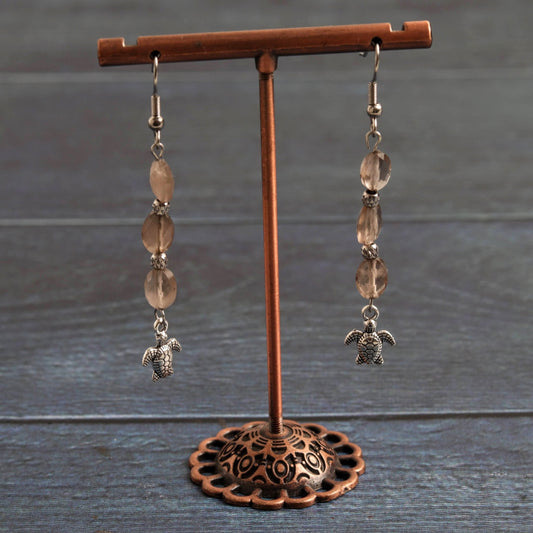 Ember & Shell Earrings - Handmade Jewellery - i am boho