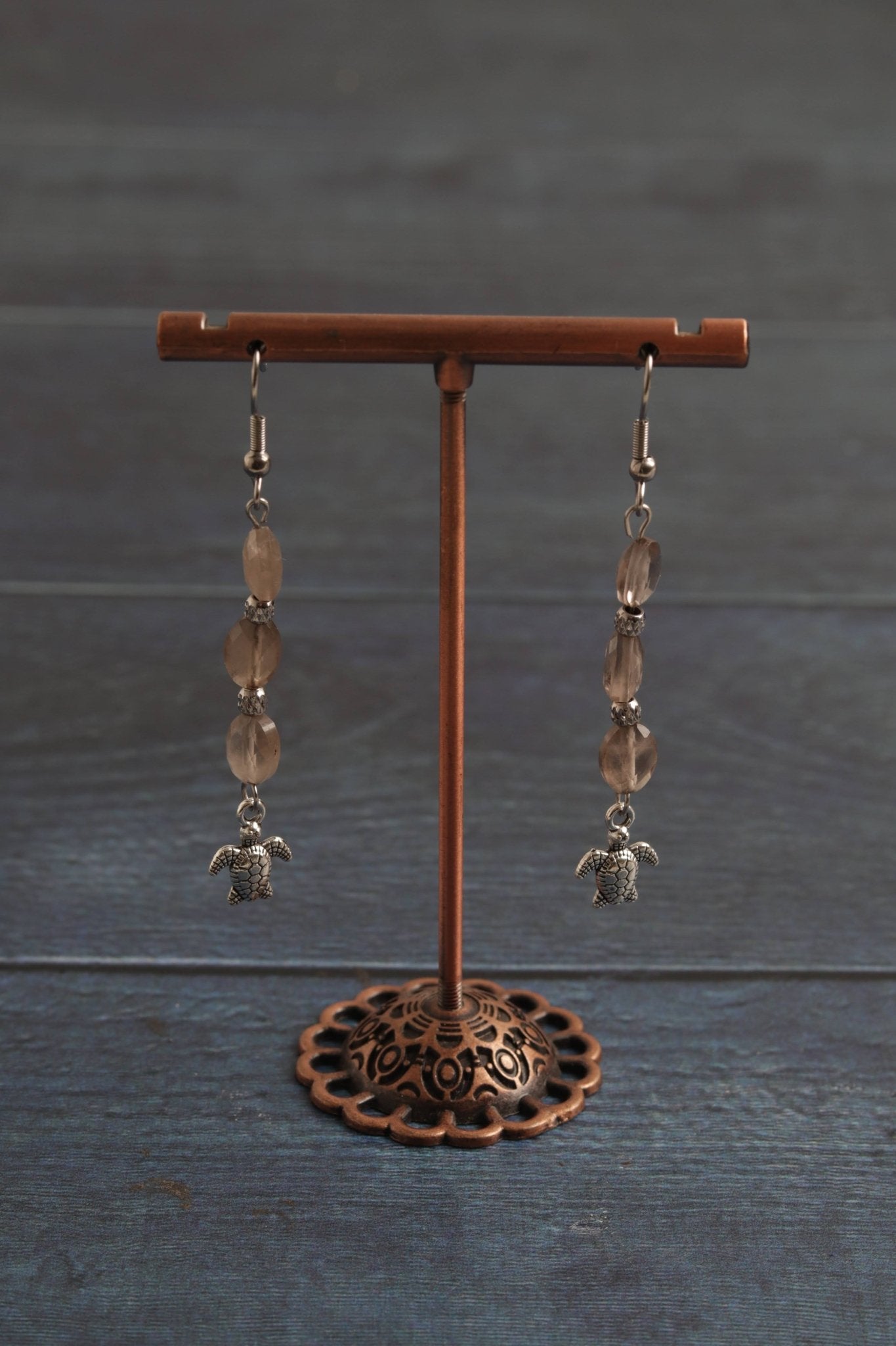 Ember & Shell Earrings - Handmade Jewellery - i am boho