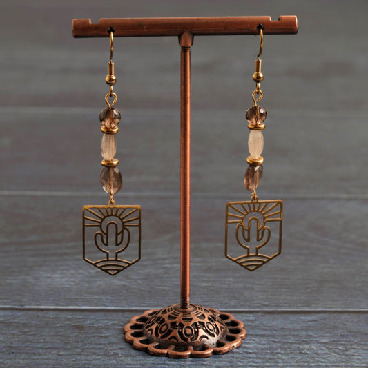 Thriving in the Wild Earrings - Handmade Jewellery - i am boho