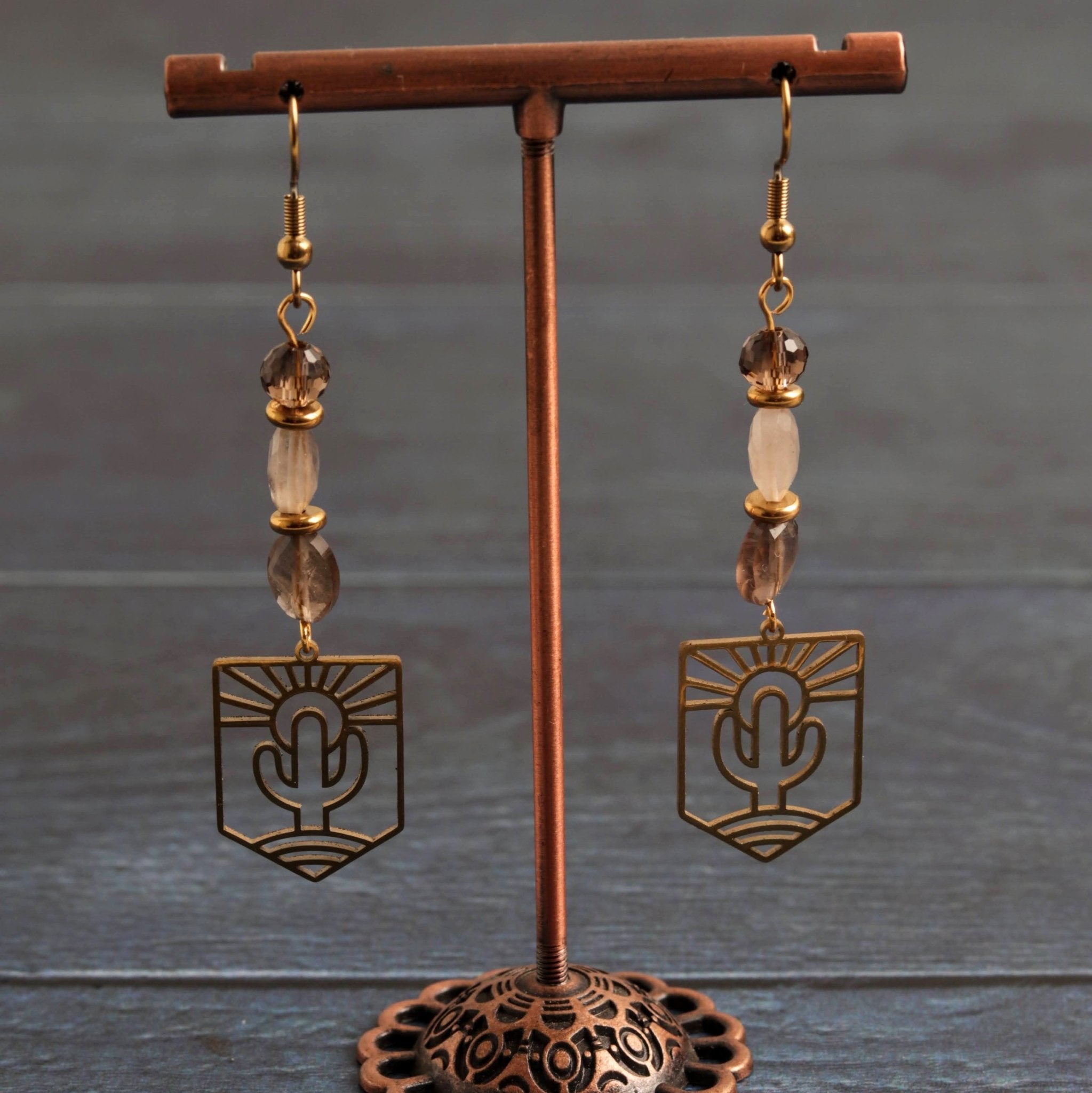 Thriving in the Wild Earrings - Handmade Jewellery - i am boho