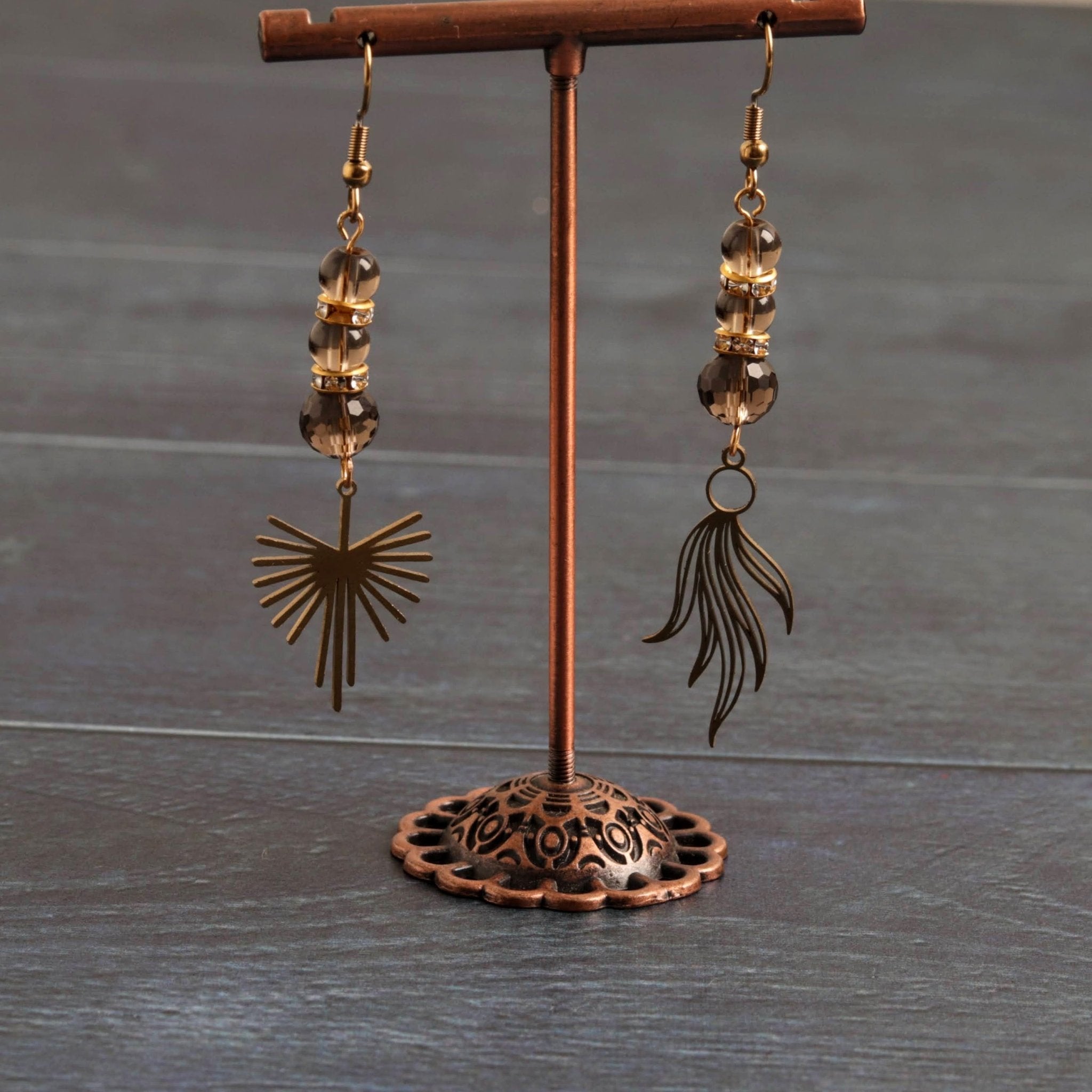 Reborn from Ash Earrings - Handmade Jewellery - i am boho