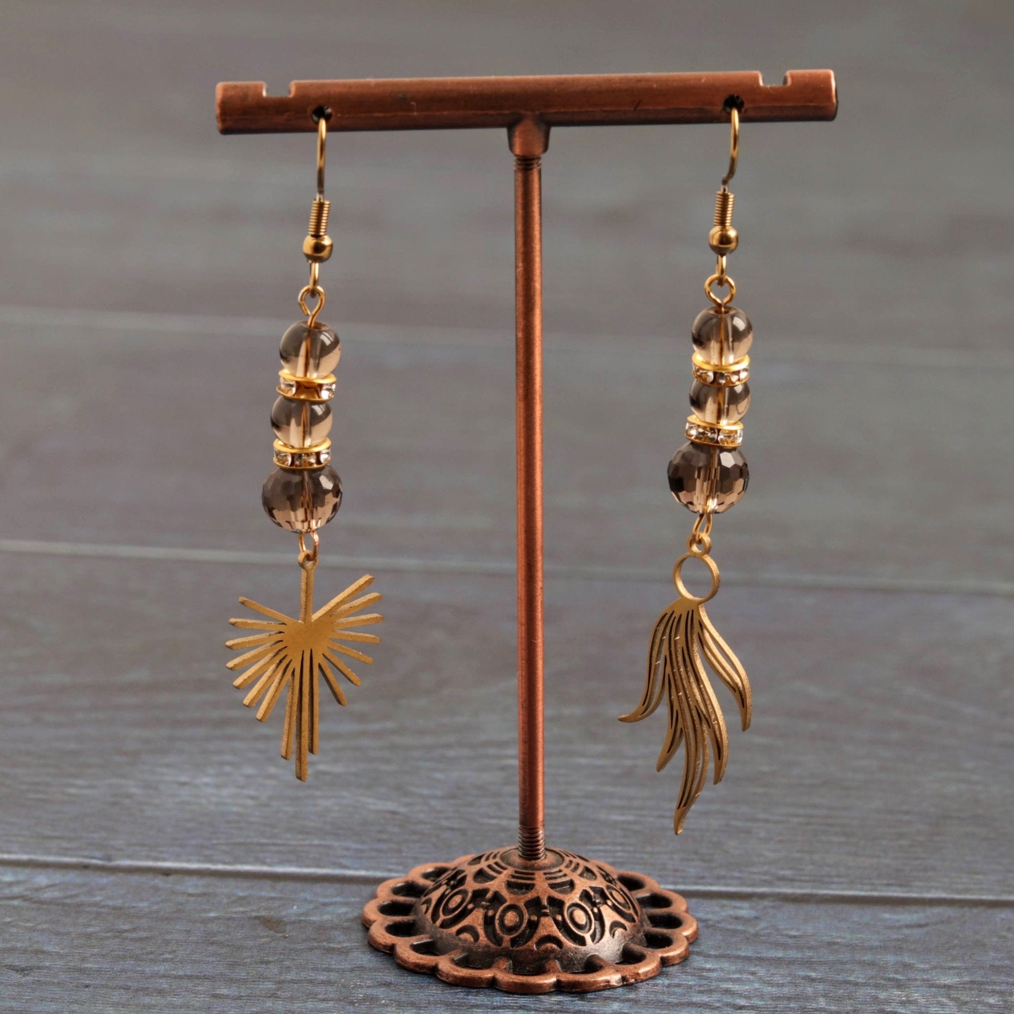 Reborn from Ash Earrings - Handmade Jewellery - i am boho