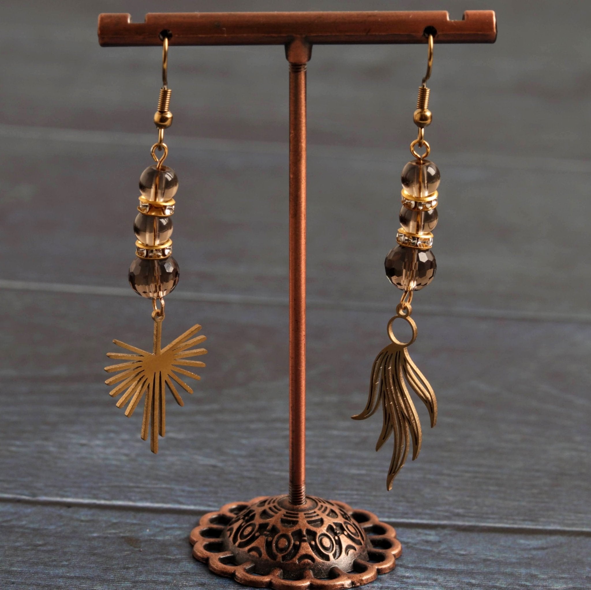 Reborn from Ash Earrings - Handmade Jewellery - i am boho