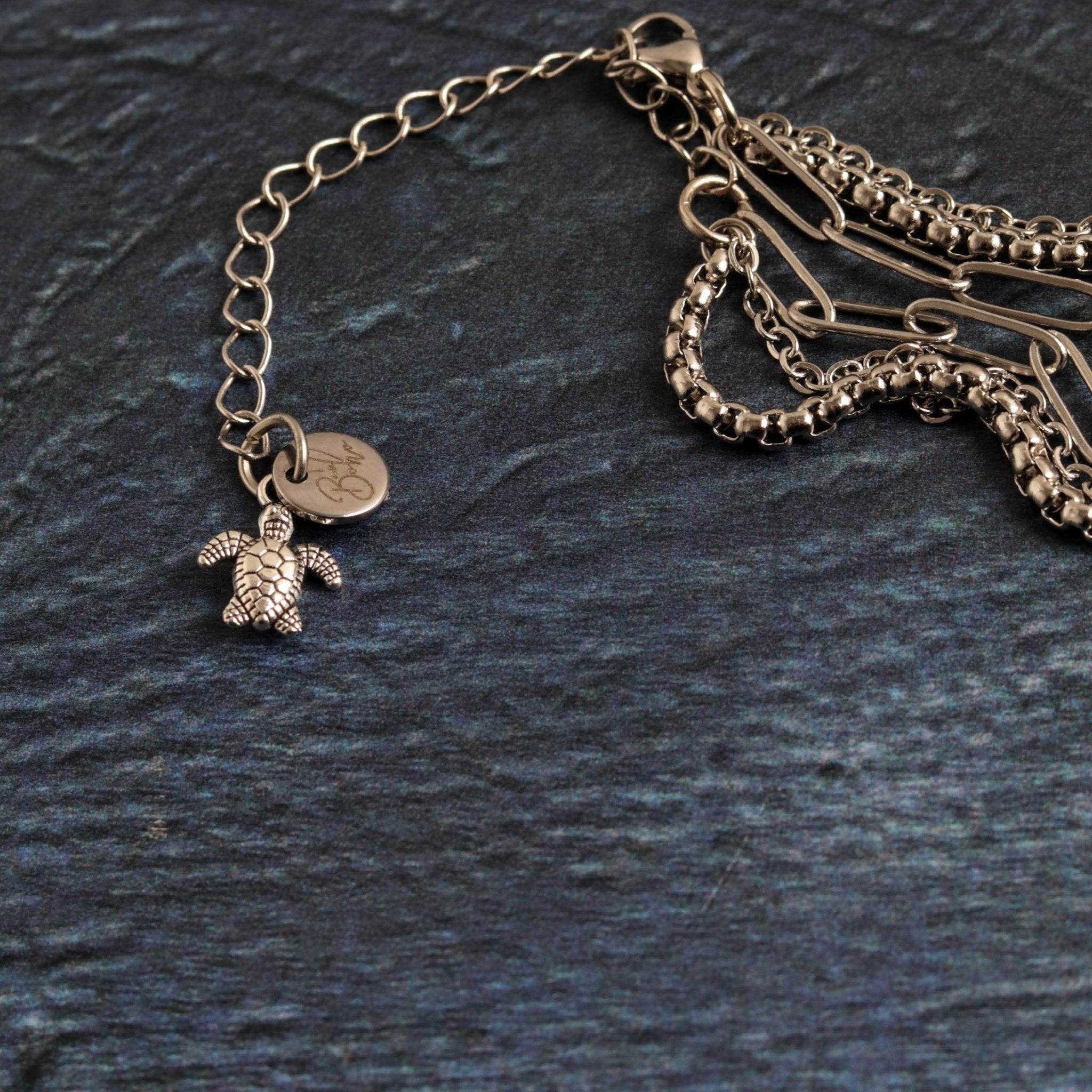 Moon & Ember Layered Bracelet - Handmade Jewellery - i am boho
