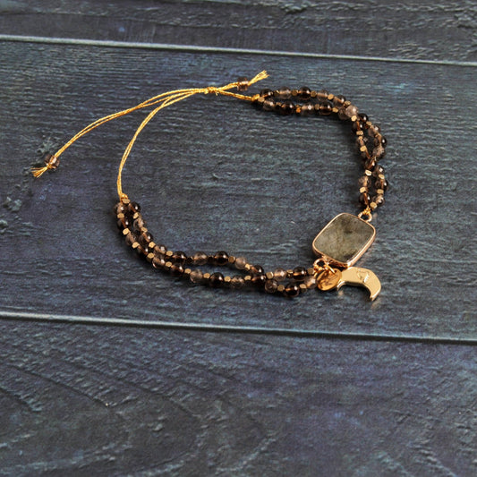 Moonlit Labradorite Bracelet - Handmade Jewellery - i am boho