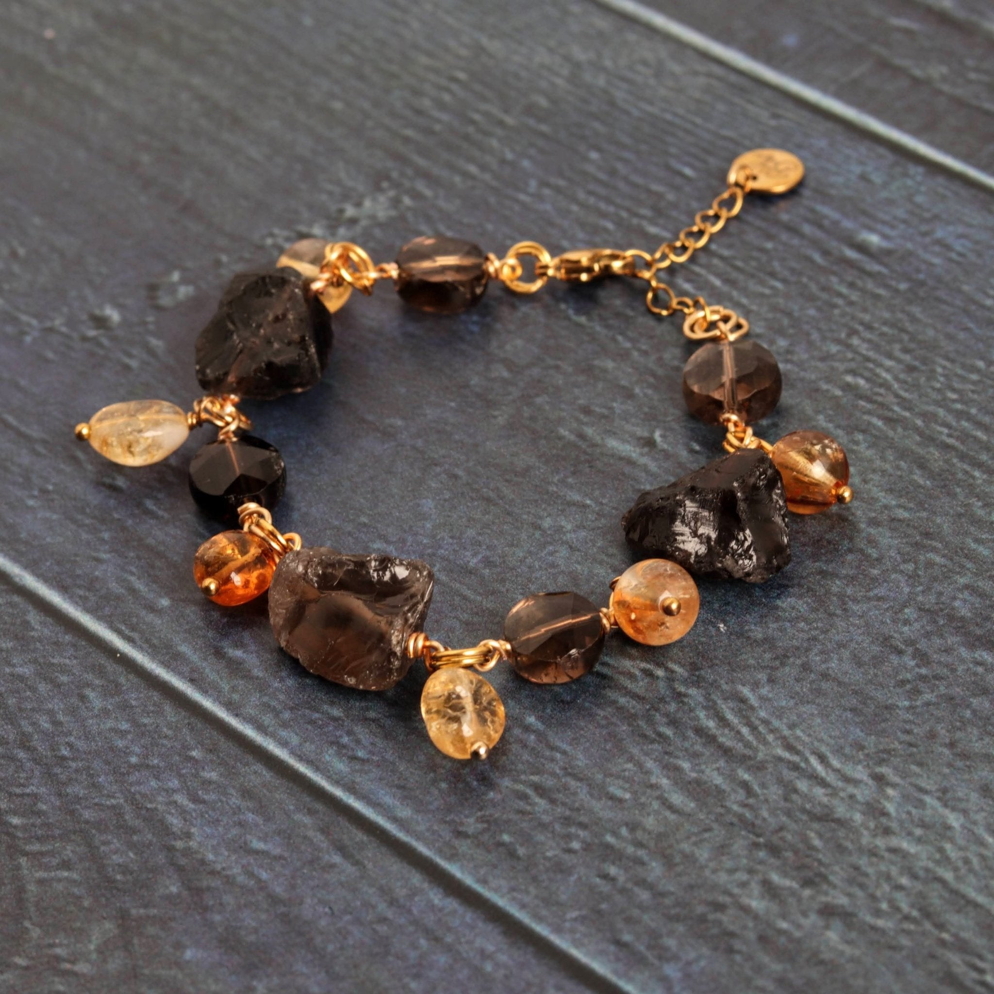 Grounded Abundance Bracelet - Handmade Jewellery - i am boho