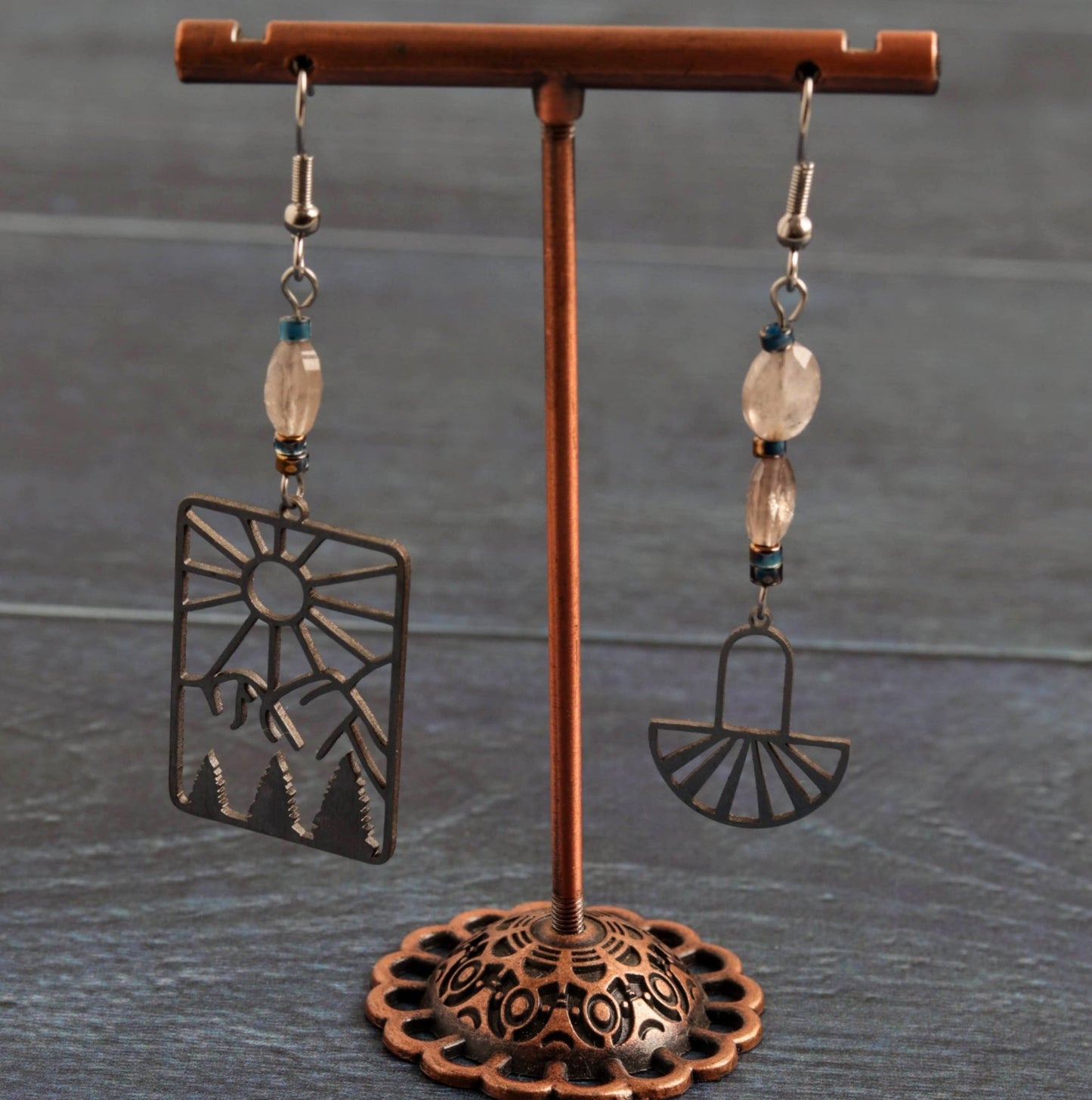 Wild Ground Earrings - Handmade Jewellery - i am boho