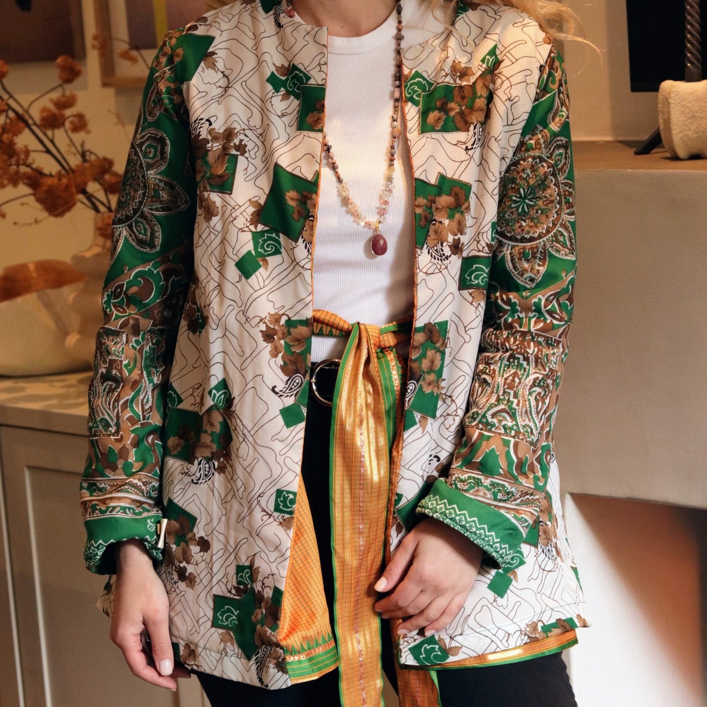 Reversible Jungle Puffer Jacket - Handmade Jewellery - i am boho