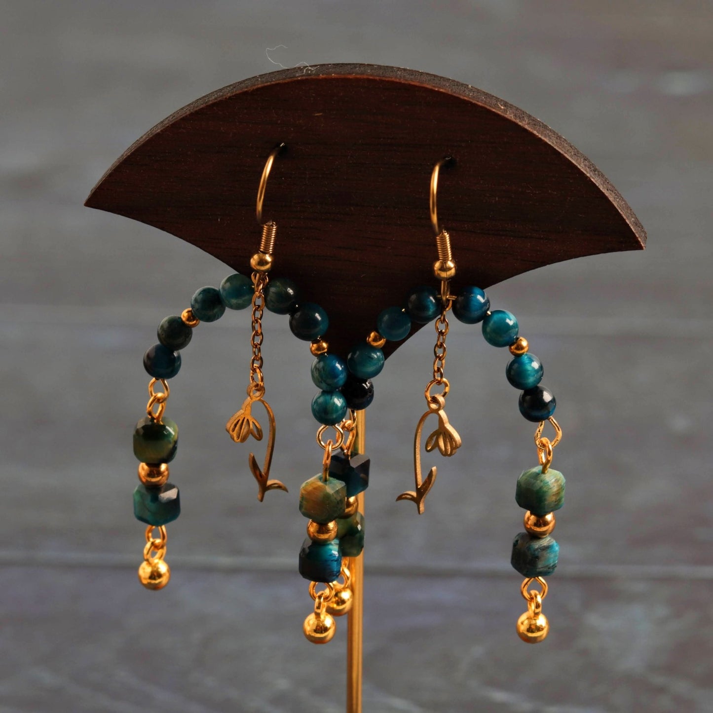 Jungle Teal Bloom - Handmade Jewellery - i am boho