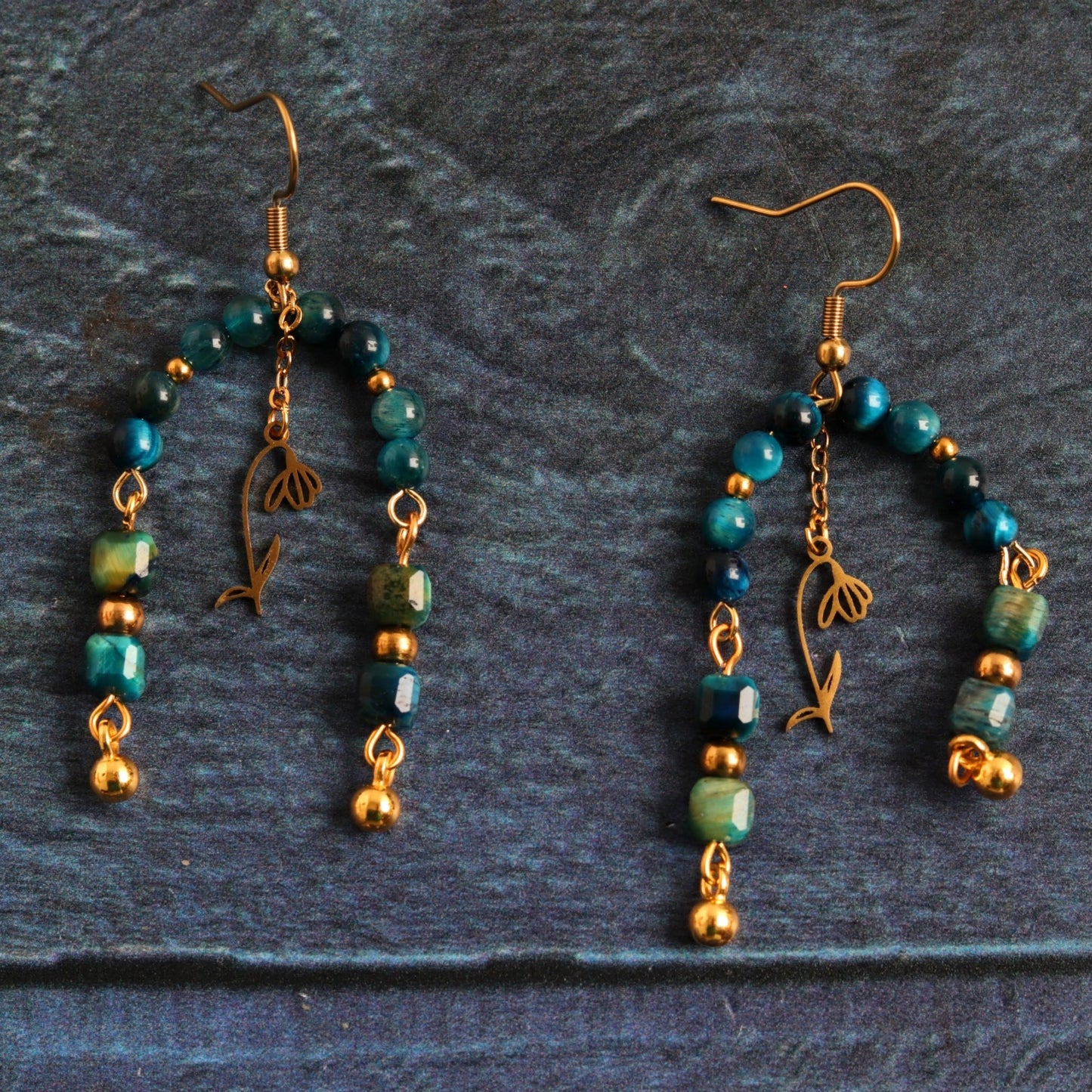 Jungle Teal Bloom - Handmade Jewellery - i am boho