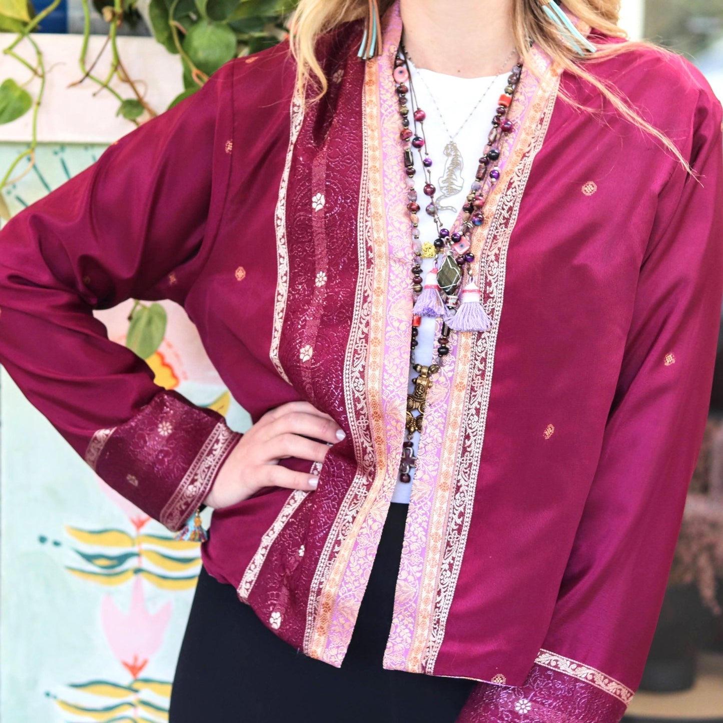 Reversible Lulu in Lilac Burgundy